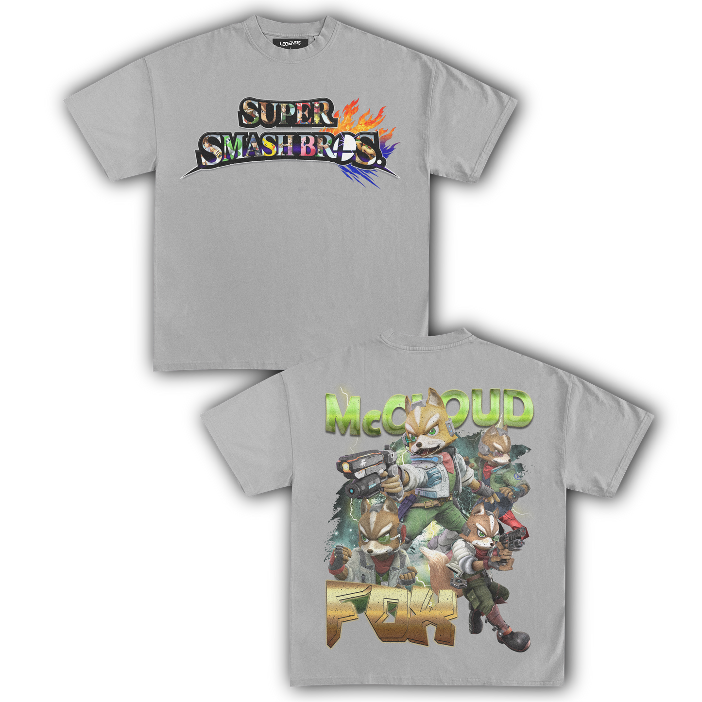 SUPER SMASH BROS FOX TEE (Double)