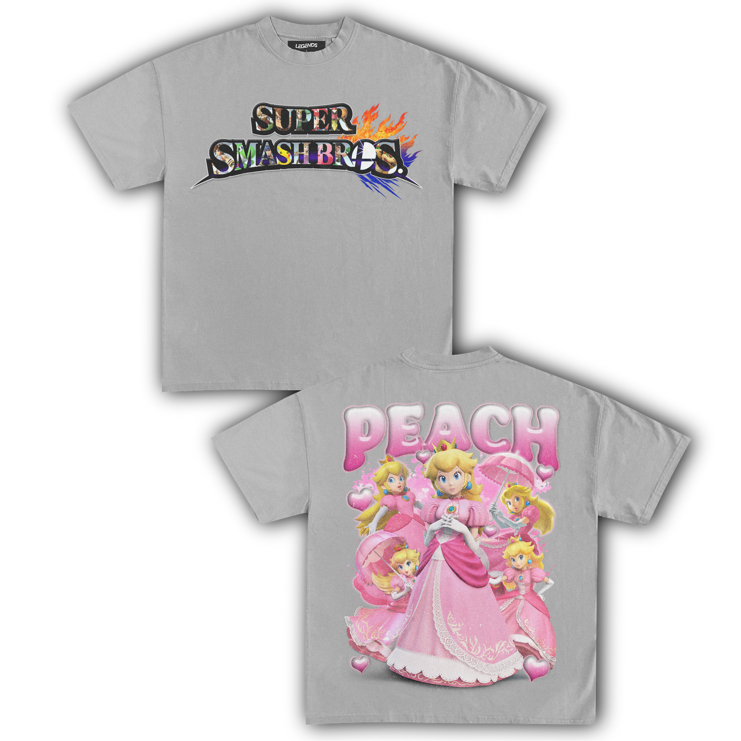 SUPER SMASH BROS PEACH TEE (Double)