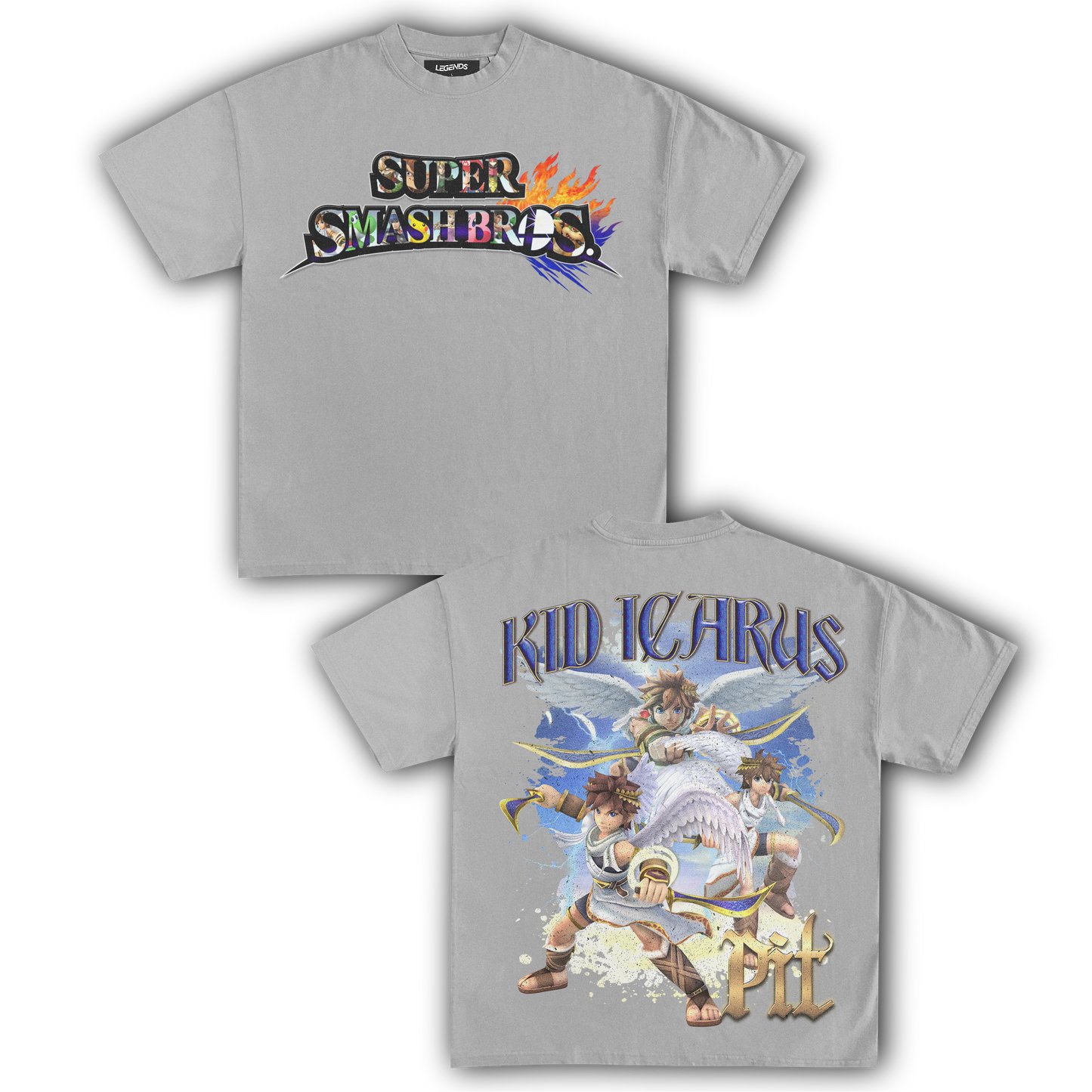 SUPER SMASH BROS KID ICARUS TEE (Double)