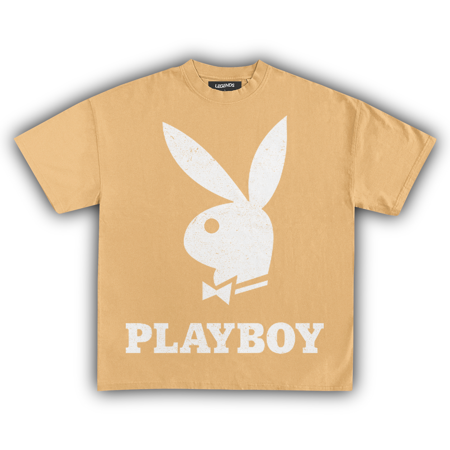 PLAYBOY BUNNY TEE (White Print)