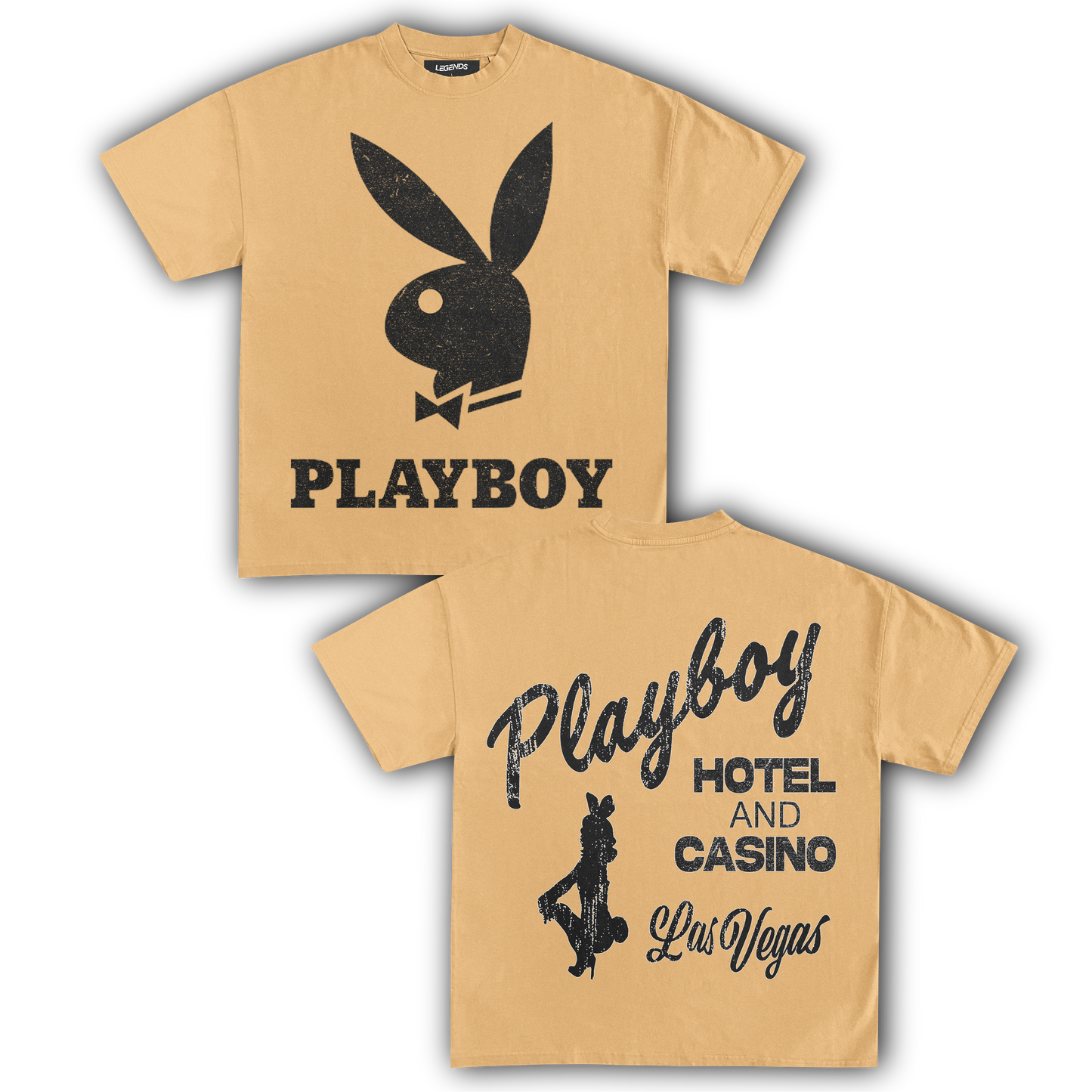 PLAYBOY BUNNY HOTEL & CASINO TEE (Version 2 / Double Sided)