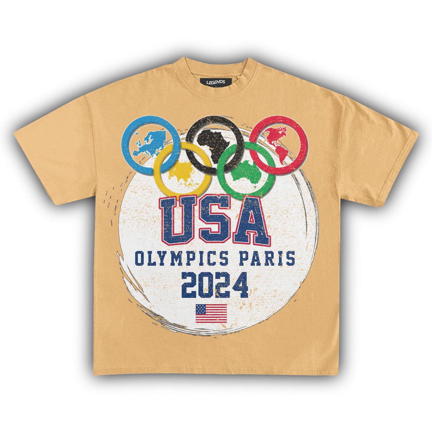 USA PARIS GAMES '24 VINTAGE TEE (Vol. 1)