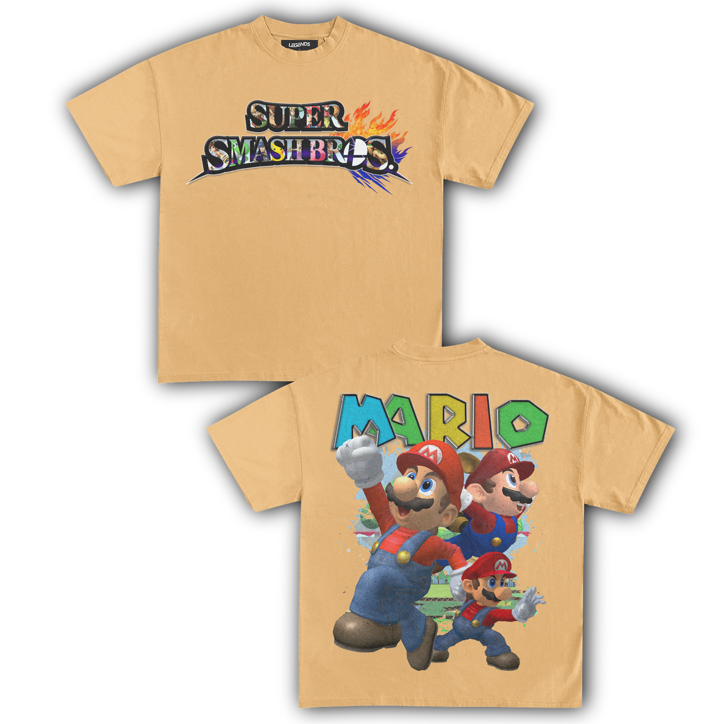 SUPER SMASH BROS MARIO TEE (Double)