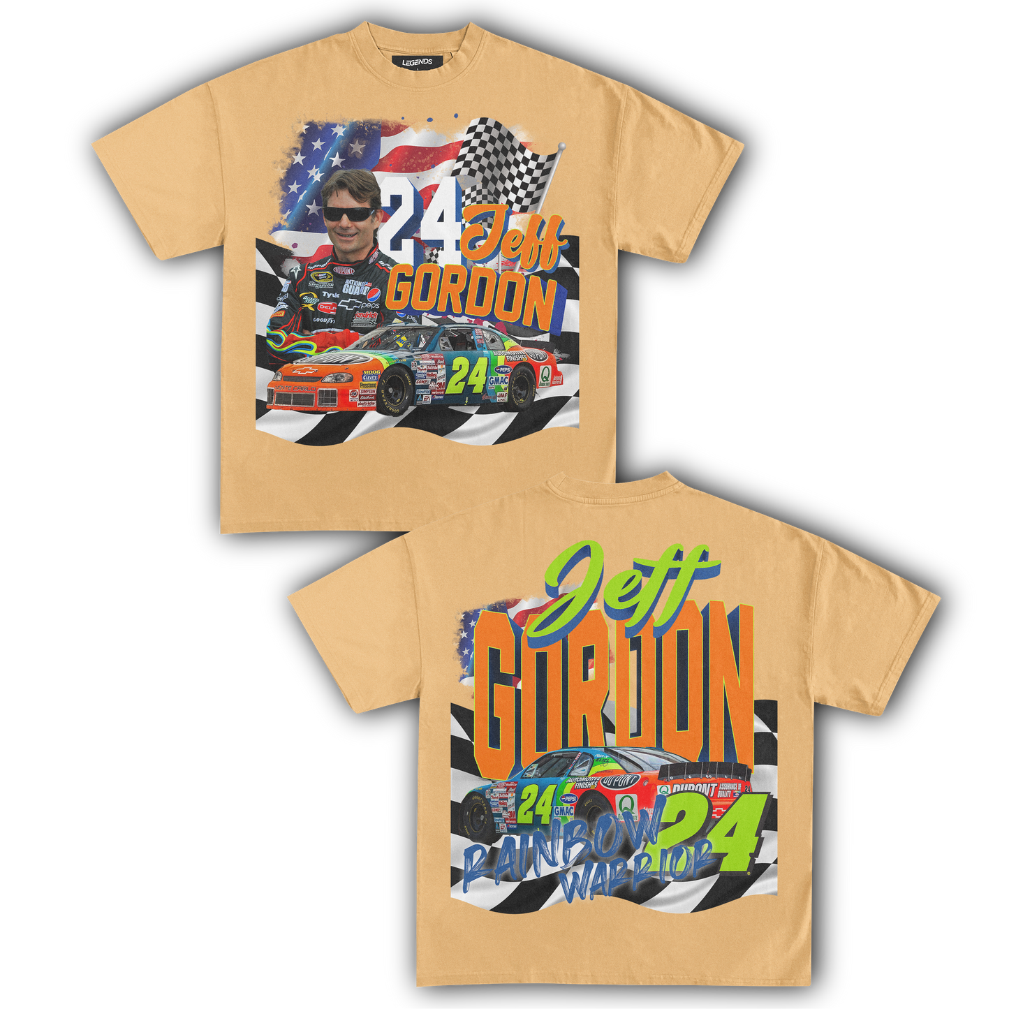 JEFF GORDON RAINBOW WARRIOR TEE