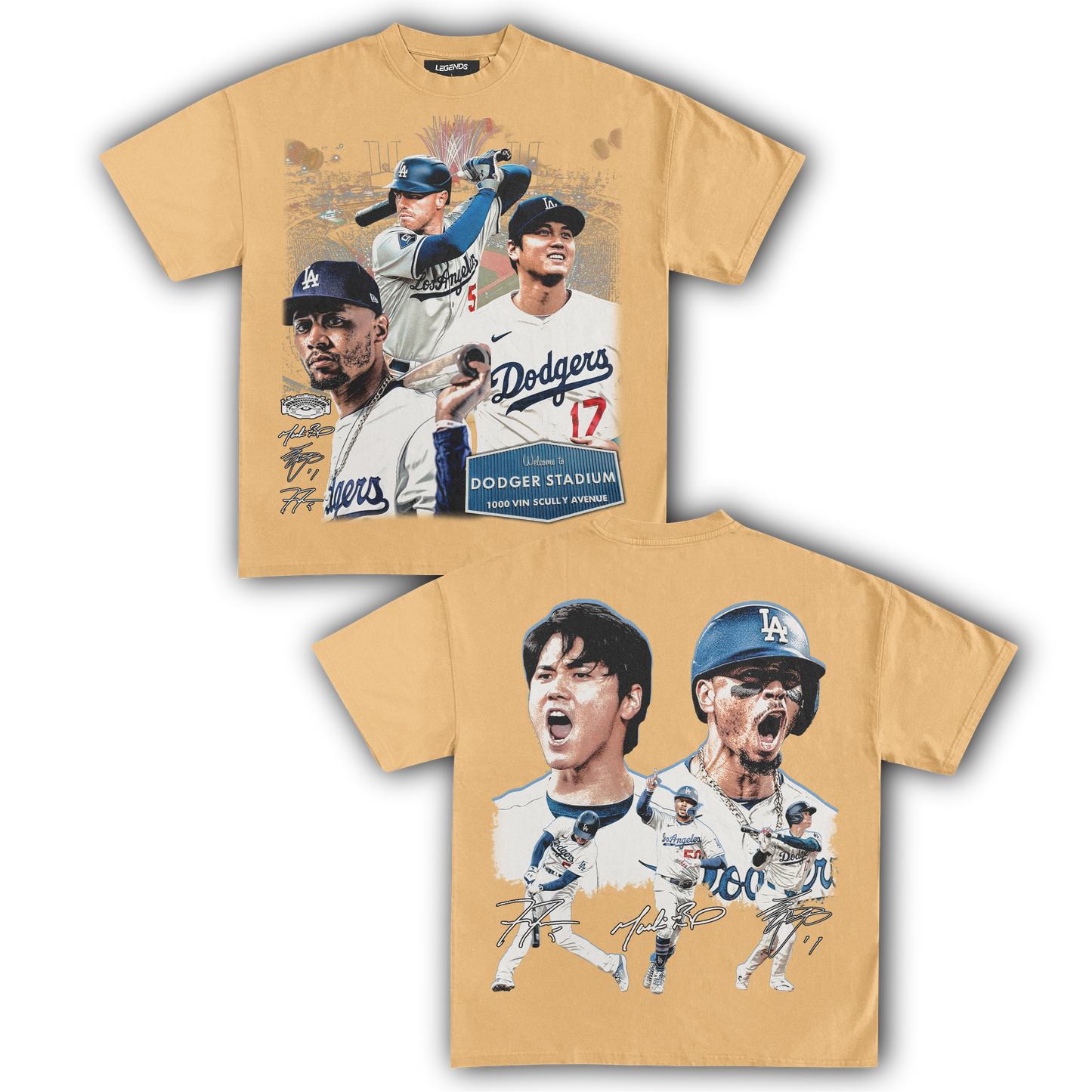 DODGERS TOP 3 MVP TEE (Double Sided)