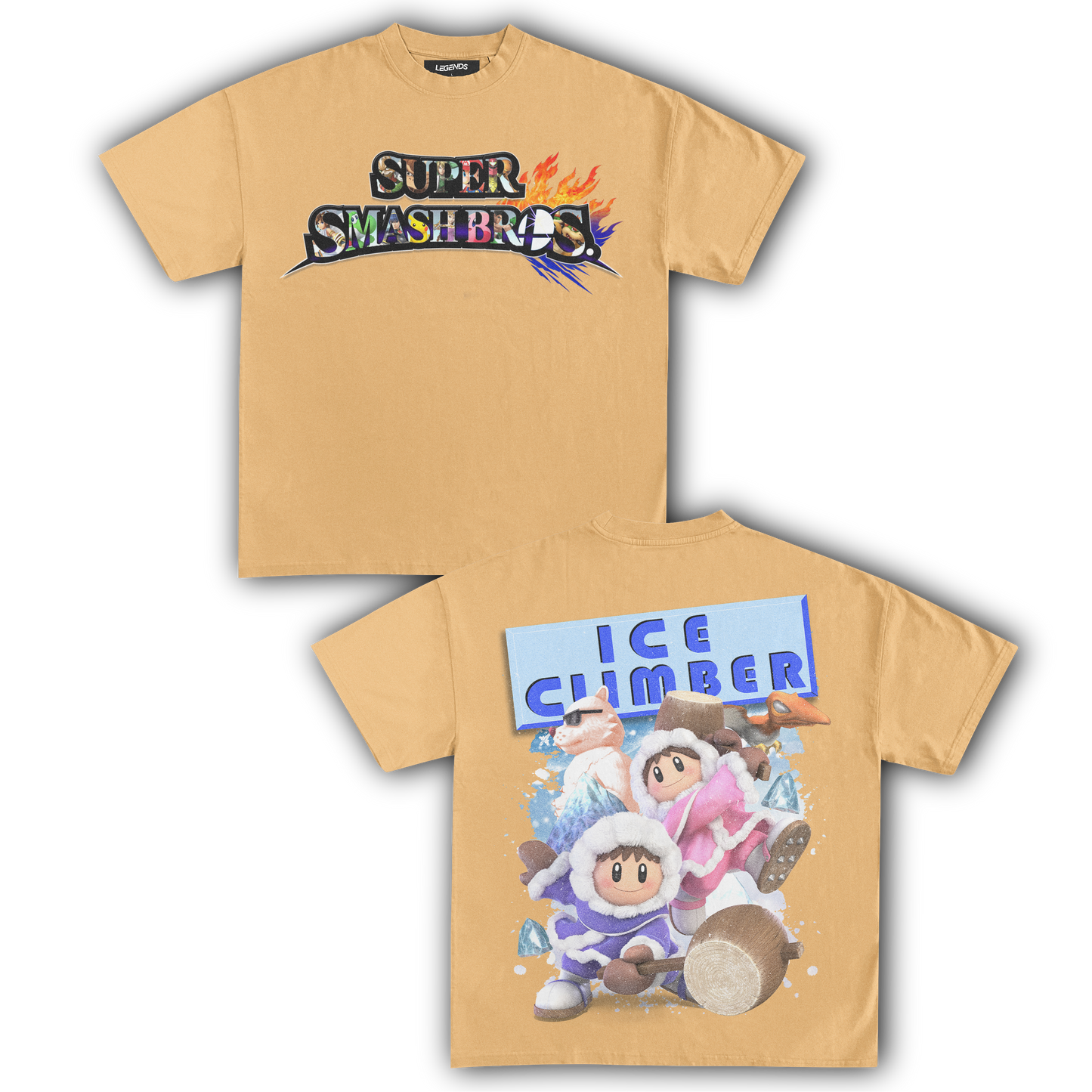 SUPER SMASH BROS ICE CLIMBER TEE (Double)