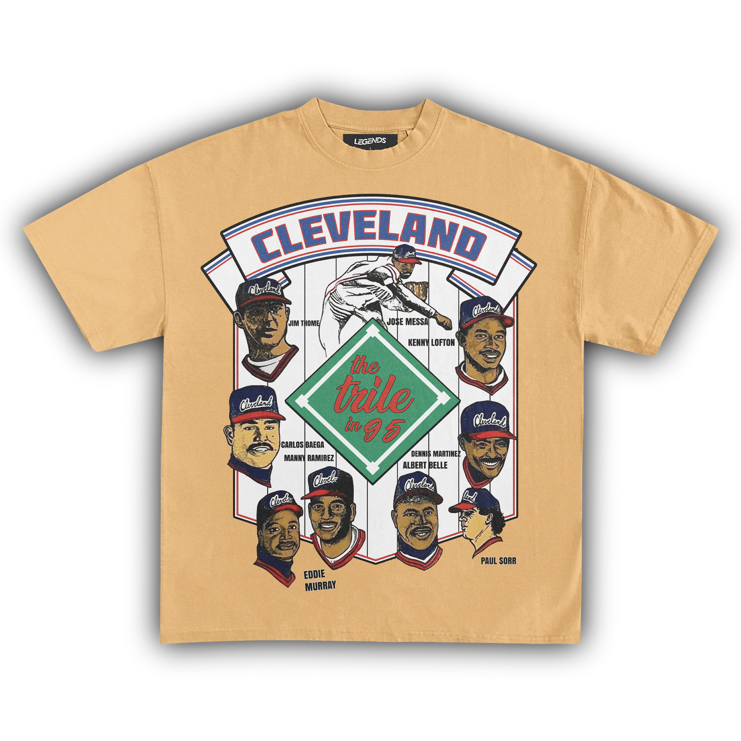 CLEVELAND INDIANS '95 VINTAGE TEE