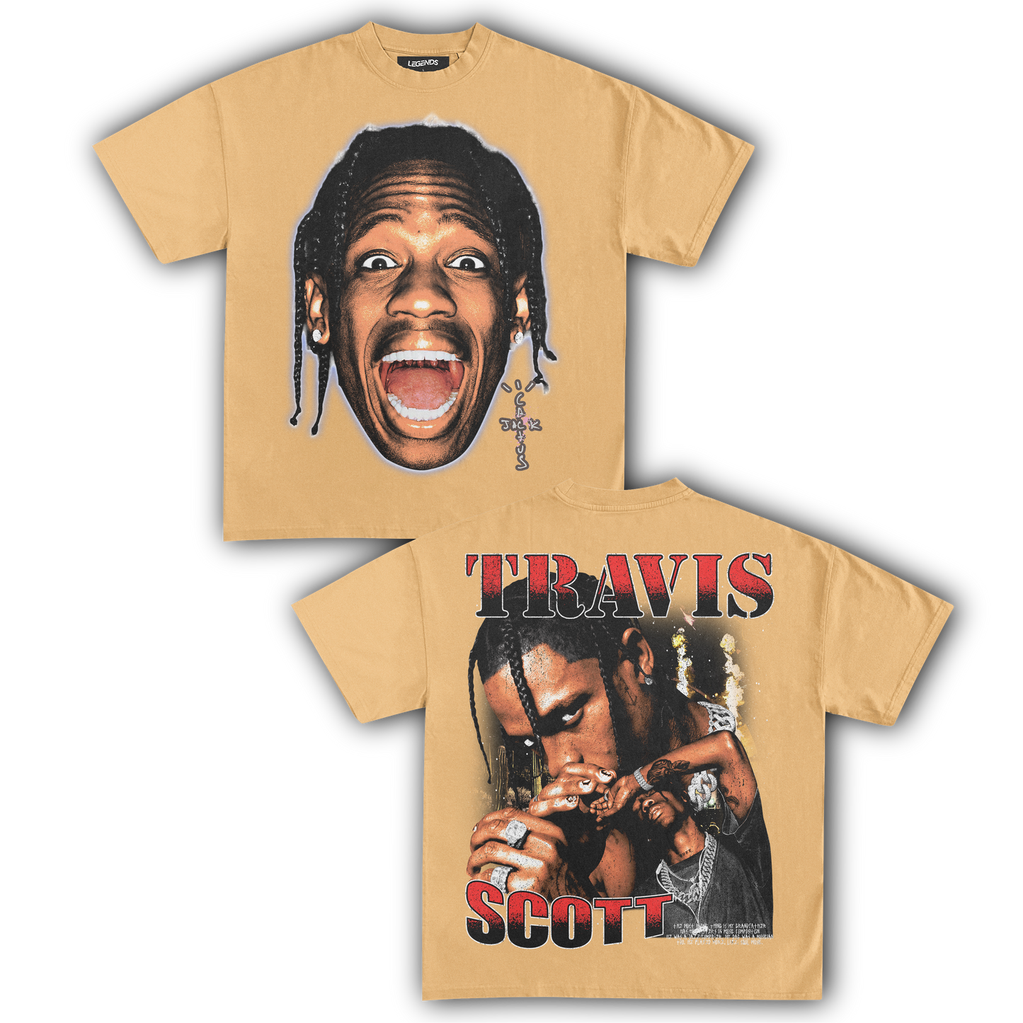 TRAVIS SCOTT BIG FACE TEE