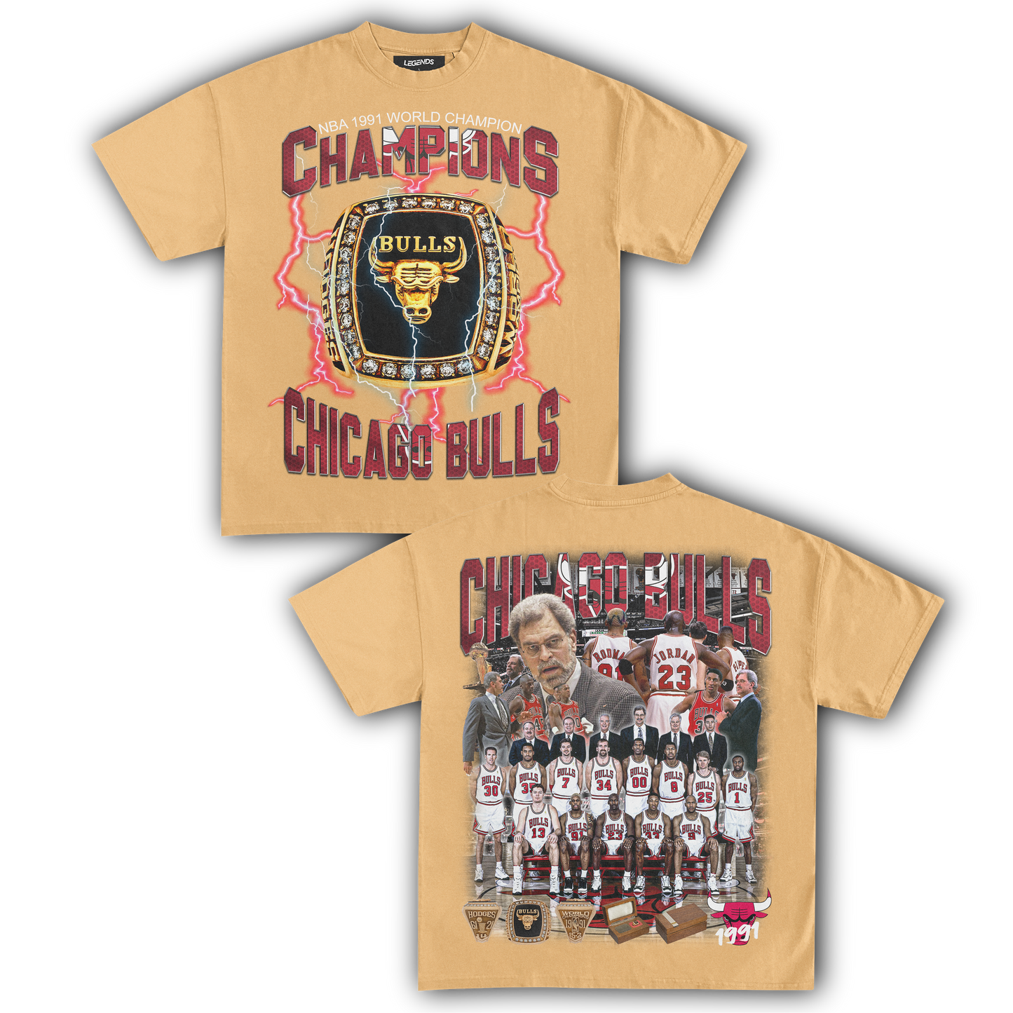 CHICAGO BULLS 1991 CHAMPIONS TEE
