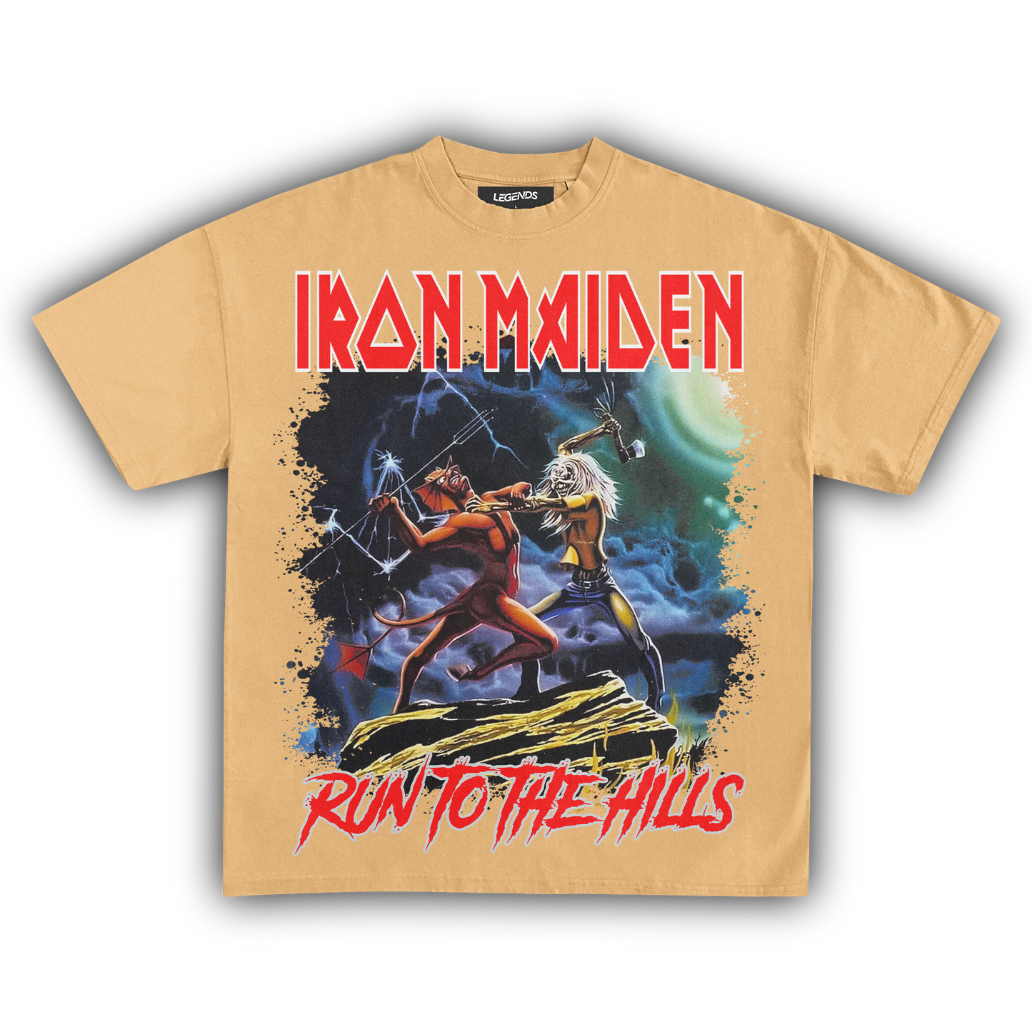 IRON MAIDEN RUN TO THE HILLS TEE