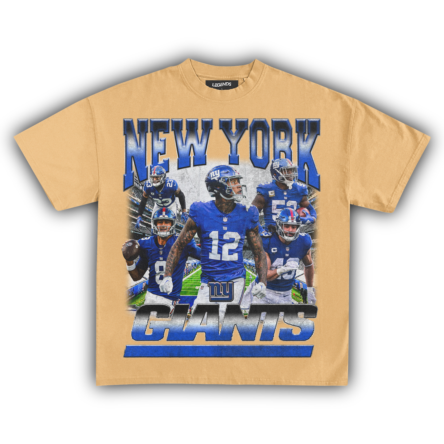 NY GIANTS VINTAGE TEE