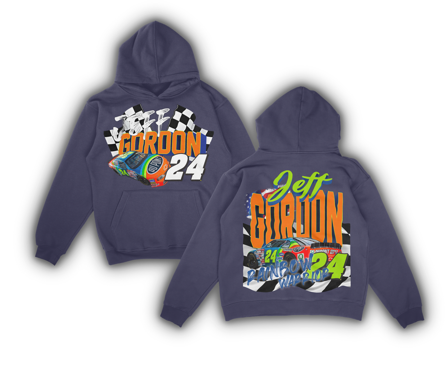 JEFF GORDON RAINBOW WARRIOR HOODIE