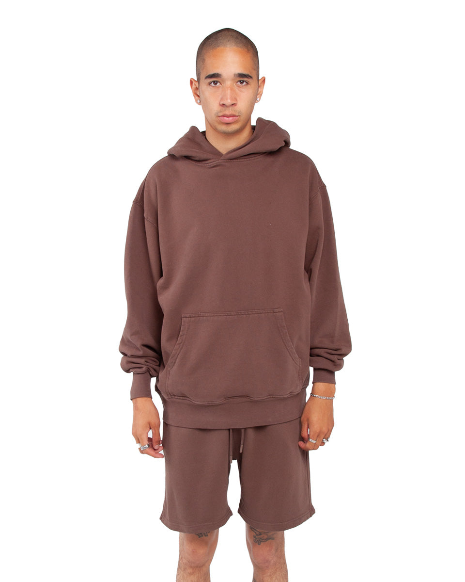 HEAVYWEIGHT FLEECE SHORTS (MOCHA)