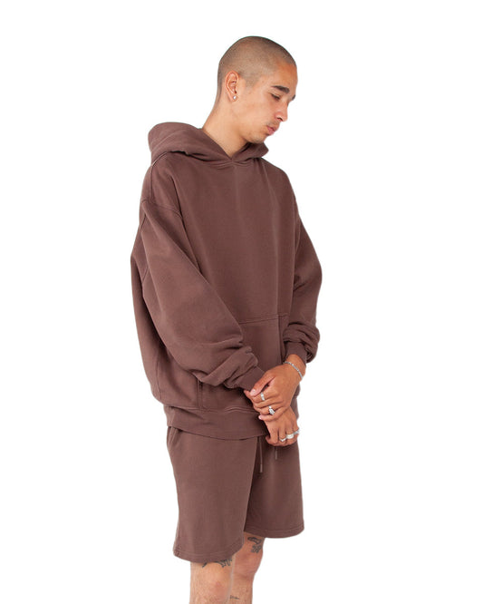 HEAVYWEIGHT FLEECE SHORTS (MOCHA)