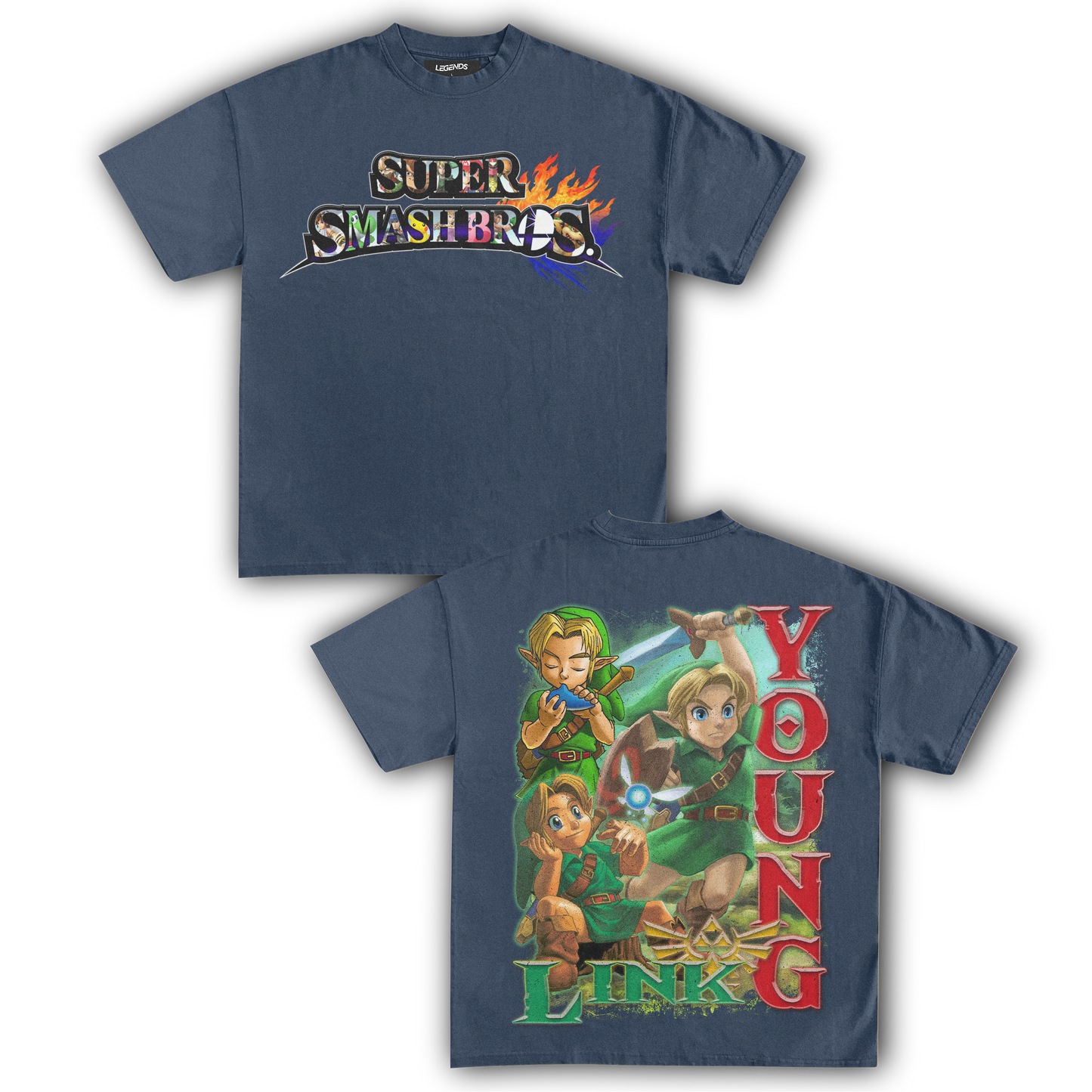 SUPER SMASH BROS YOUNG LINK TEE (Double)