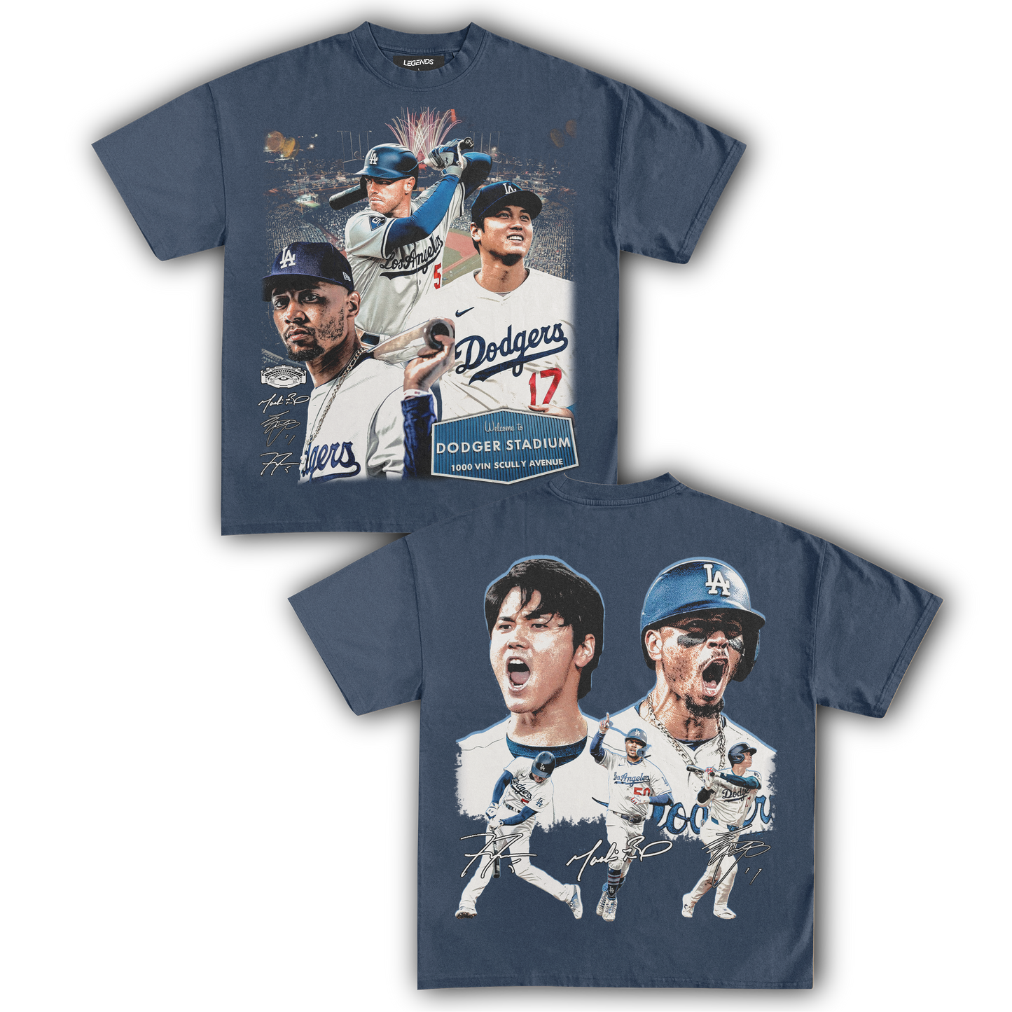 DODGERS TOP 3 MVP TEE (Double Sided)