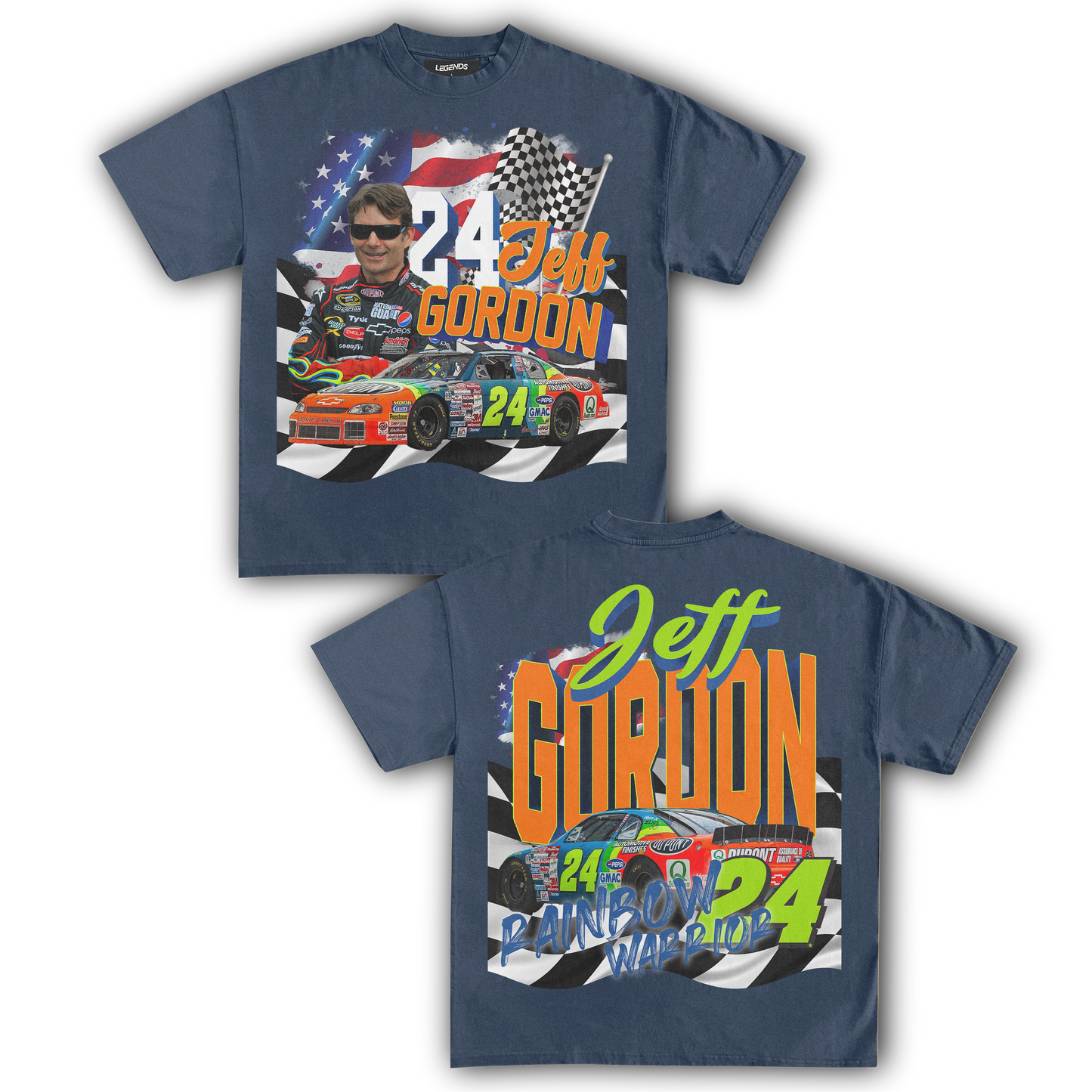 JEFF GORDON RAINBOW WARRIOR TEE