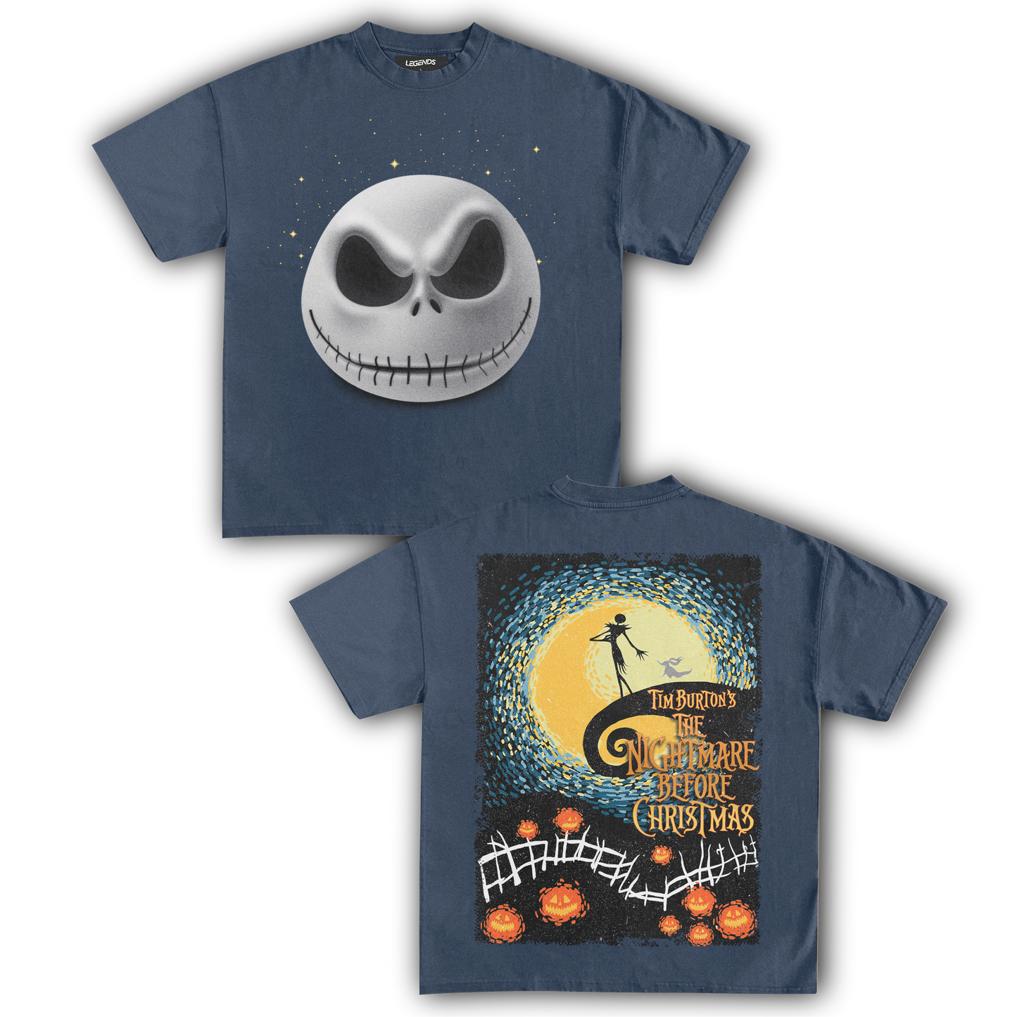 TIME BURTON'S THE NIGHTMARE BEFORE CHRISTMAS TEE (Double Sided)