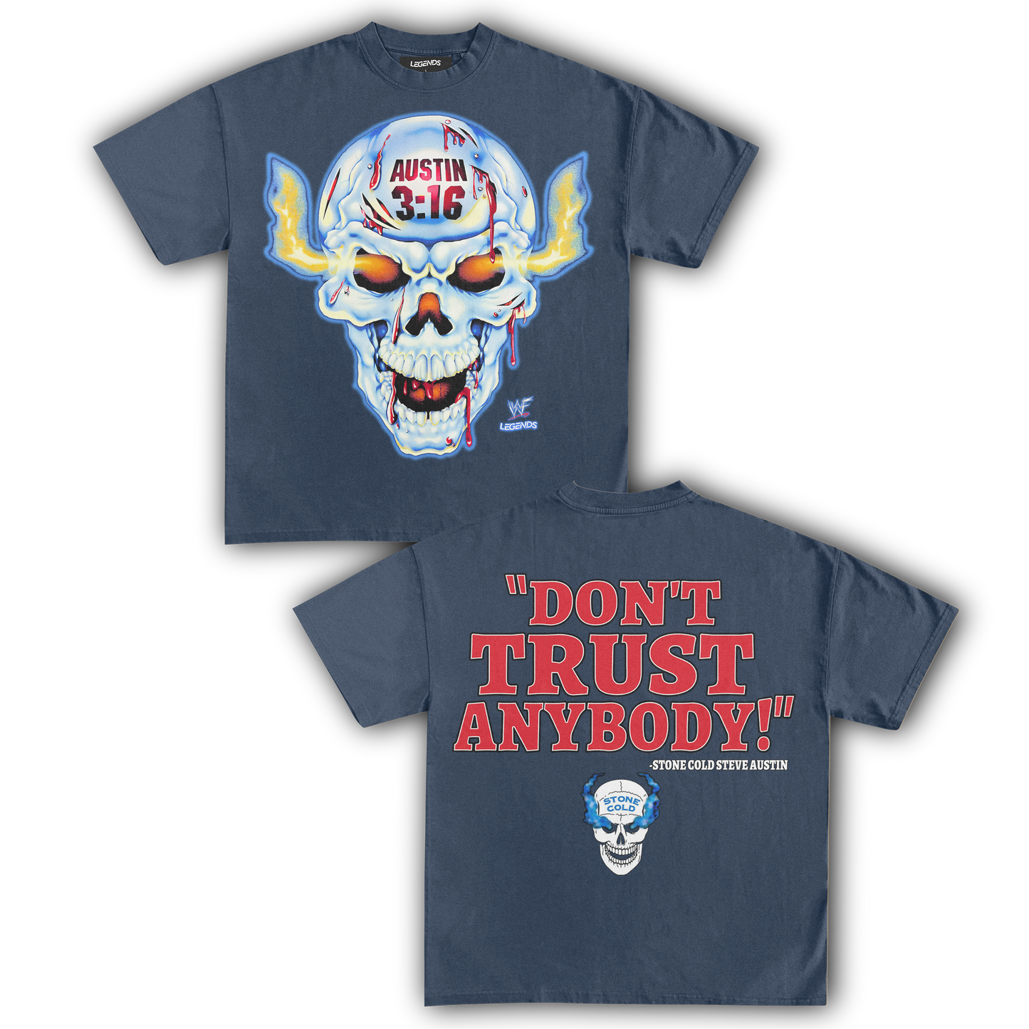 AUSTIN 3:16 BROKEN SKULL TEE (Double Sided)