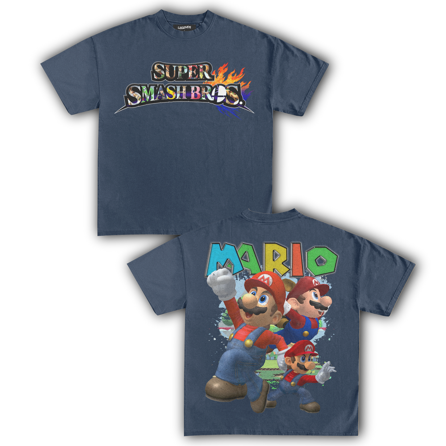 SUPER SMASH BROS MARIO TEE (Double)