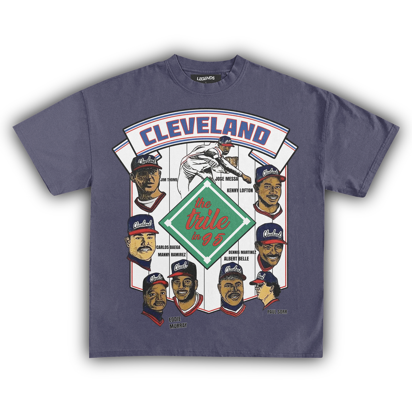 CLEVELAND INDIANS '95 VINTAGE TEE