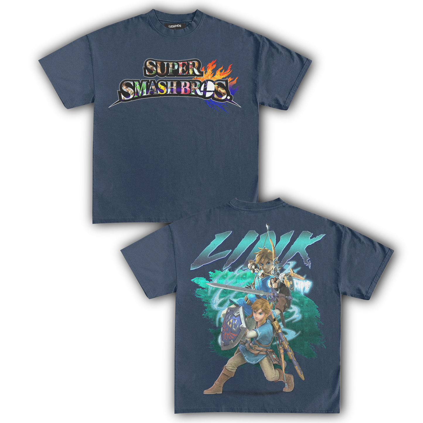 SUPER SMASH BROS LINK TEE (Double)