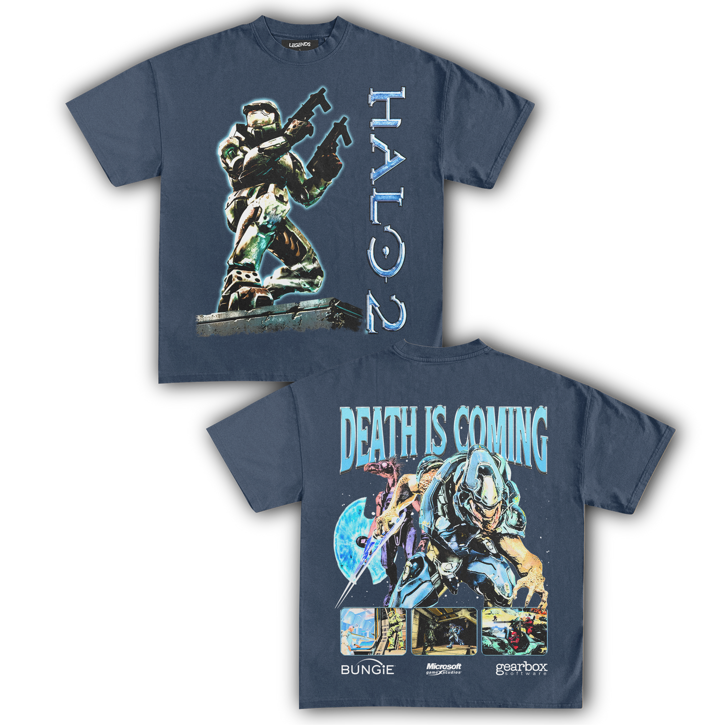 HALO 2: DEATH IS COMING TEE (Double Sided)