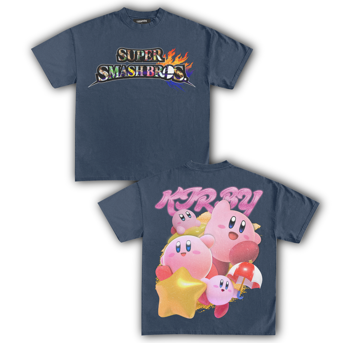 SUPER SMASH BROS KIRBY TEE (Double)