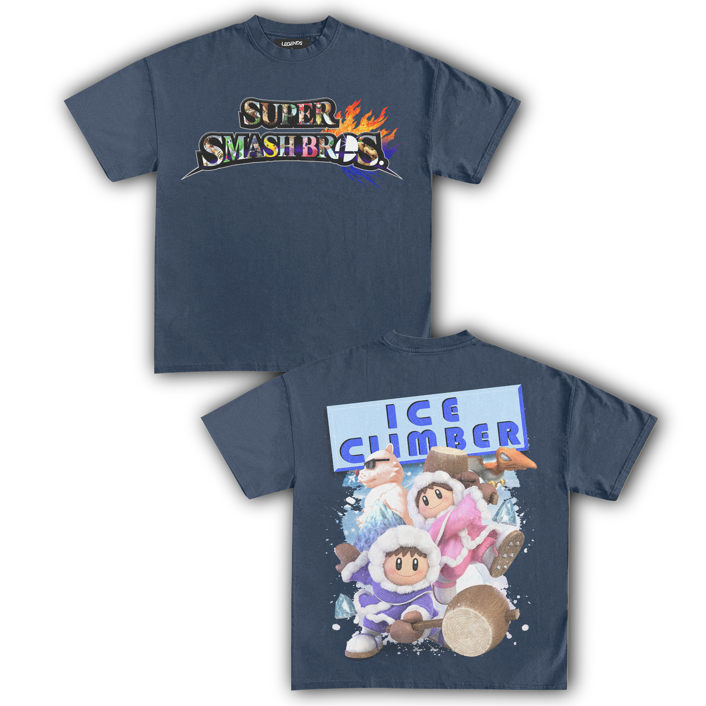 SUPER SMASH BROS ICE CLIMBER TEE (Double)