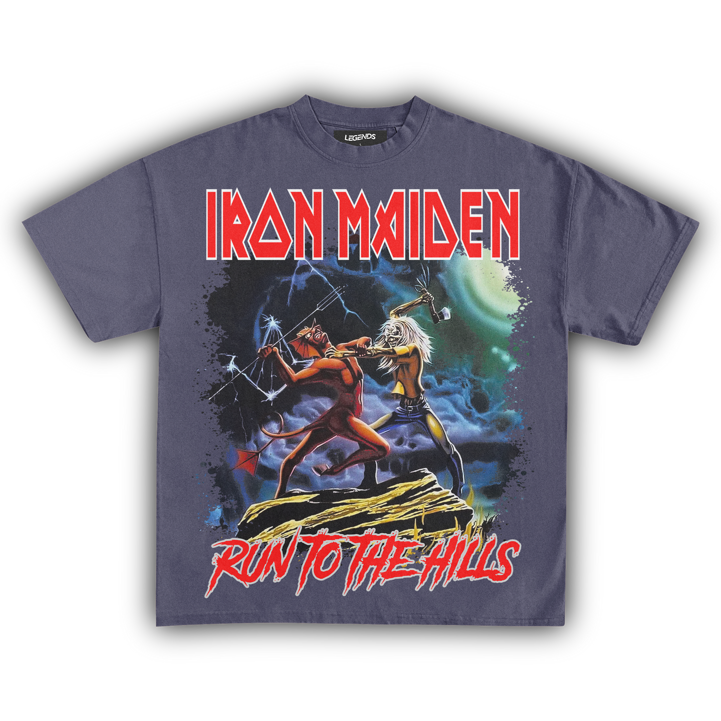 IRON MAIDEN RUN TO THE HILLS TEE