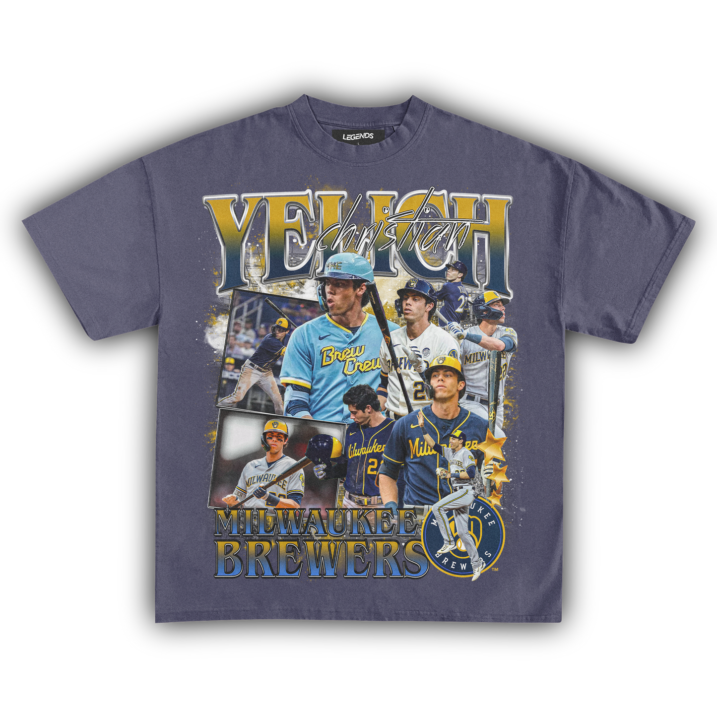 CHRISTIAN YELICH BREWERS TEE