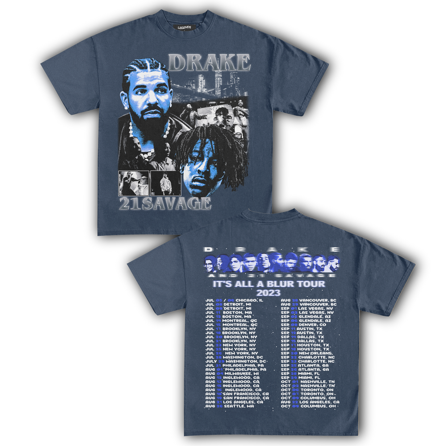 IT'S ALL A BLUR TOUR TEE