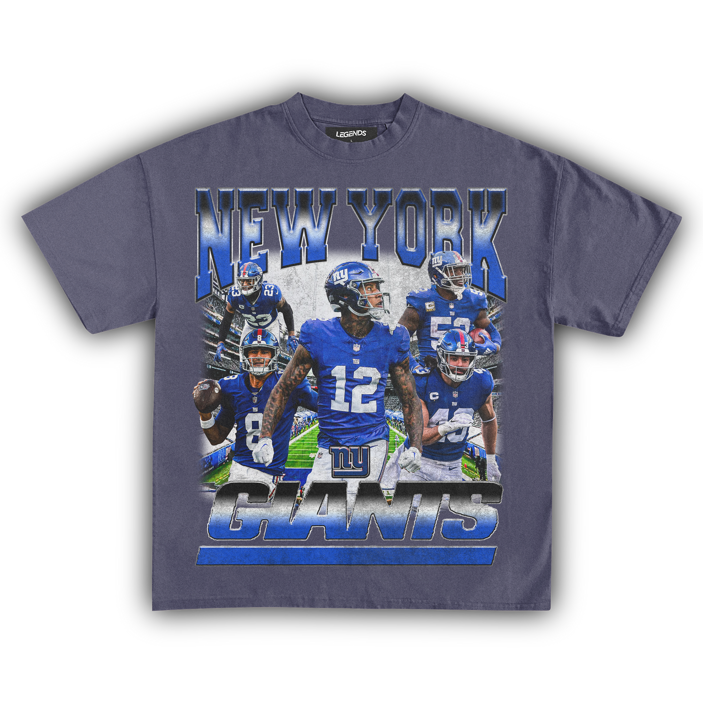 NY GIANTS VINTAGE TEE