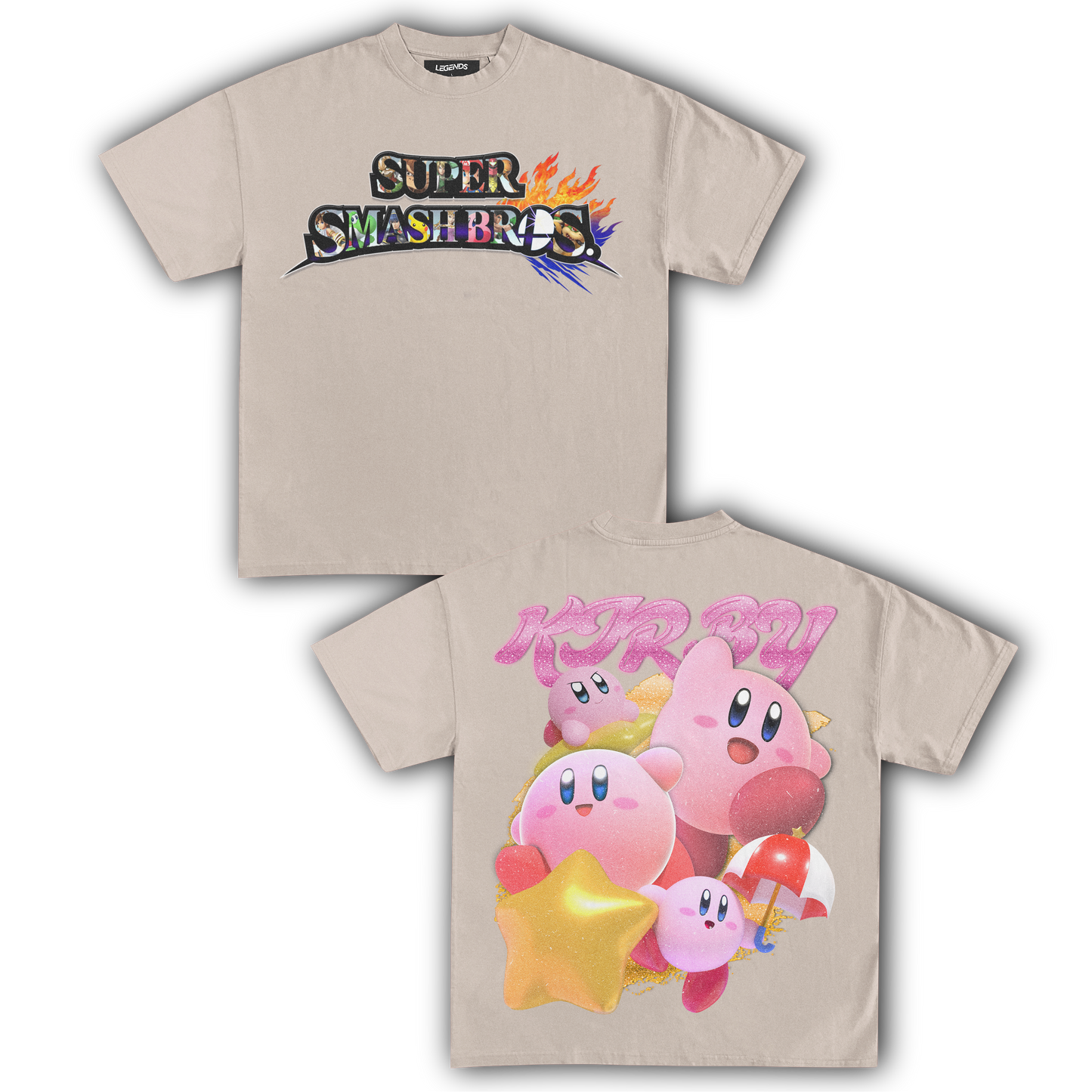 SUPER SMASH BROS KIRBY TEE (Double)