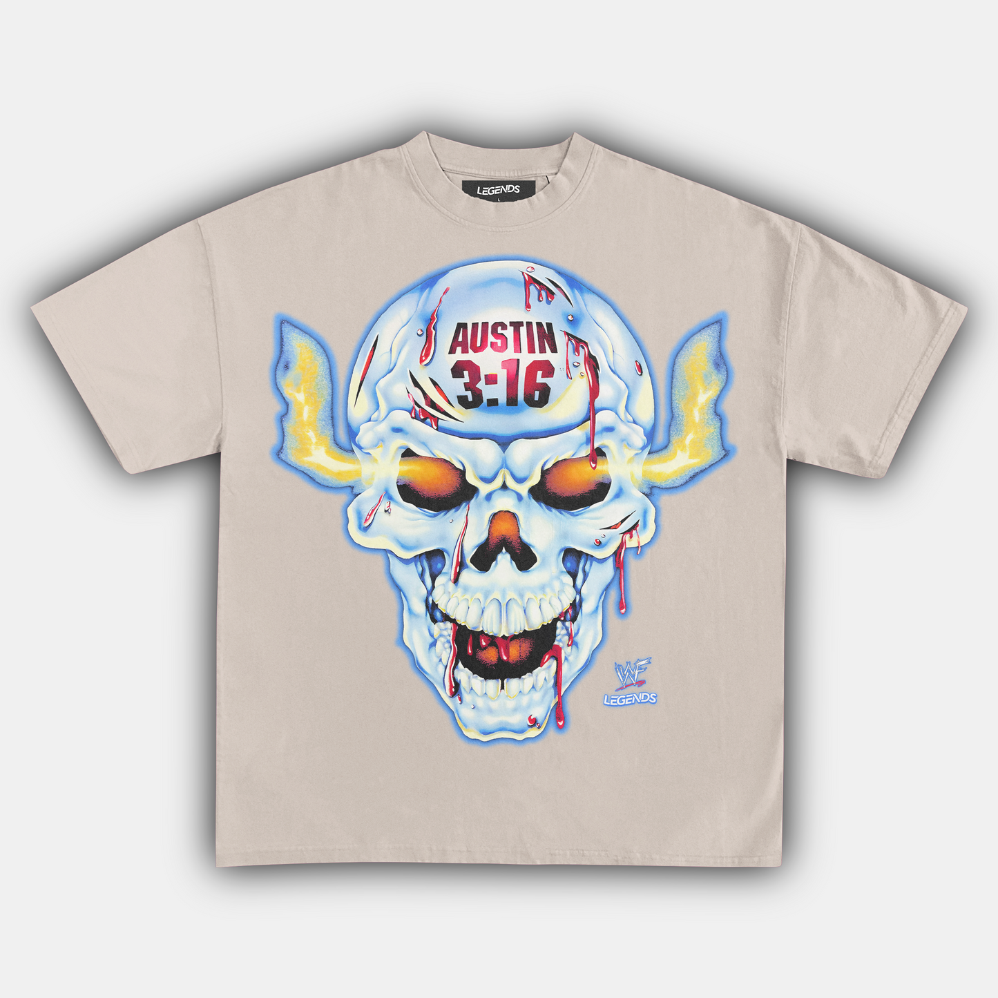 AUSTIN 3:16 BROKEN SKULL TEE
