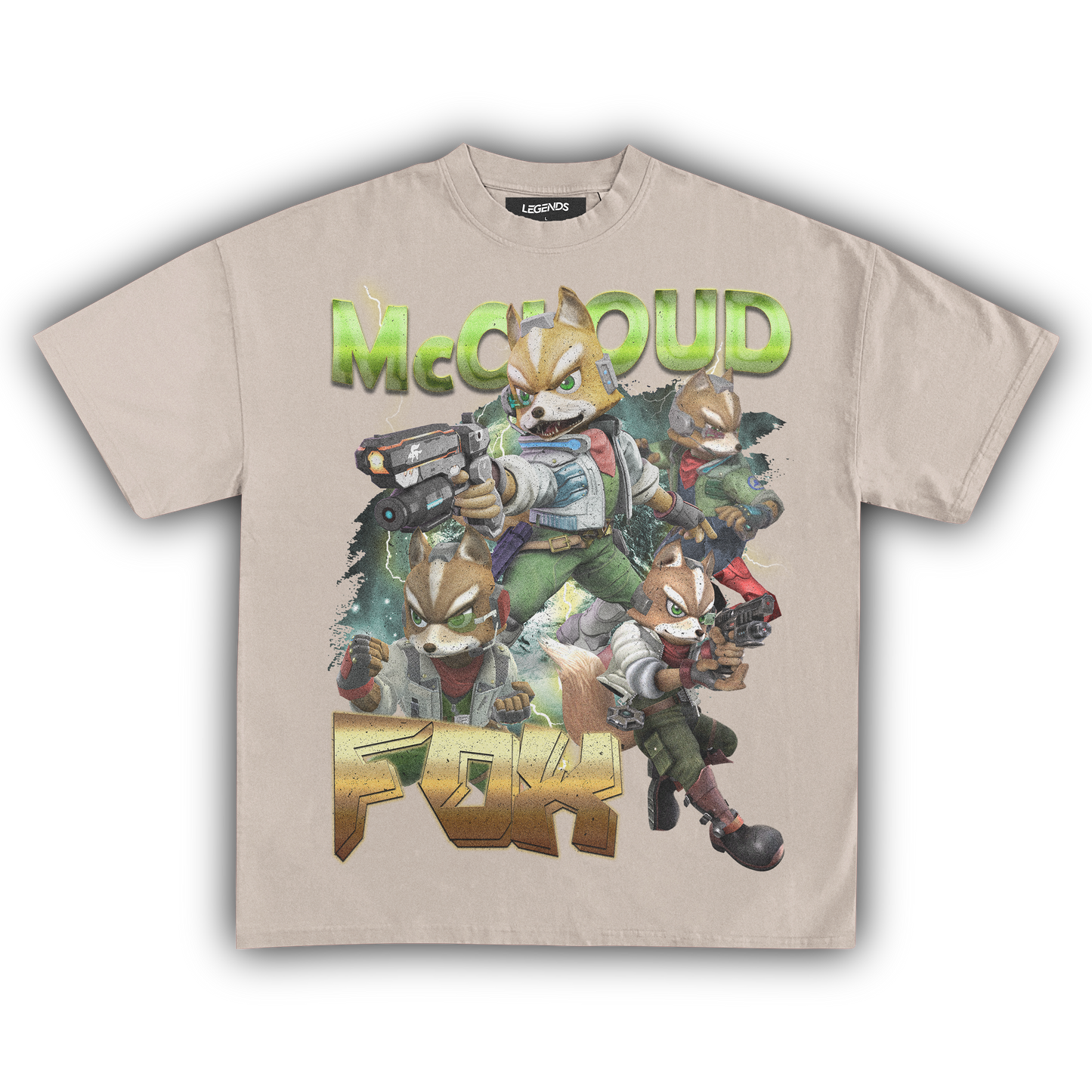 SUPER SMASH BROS FOX TEE