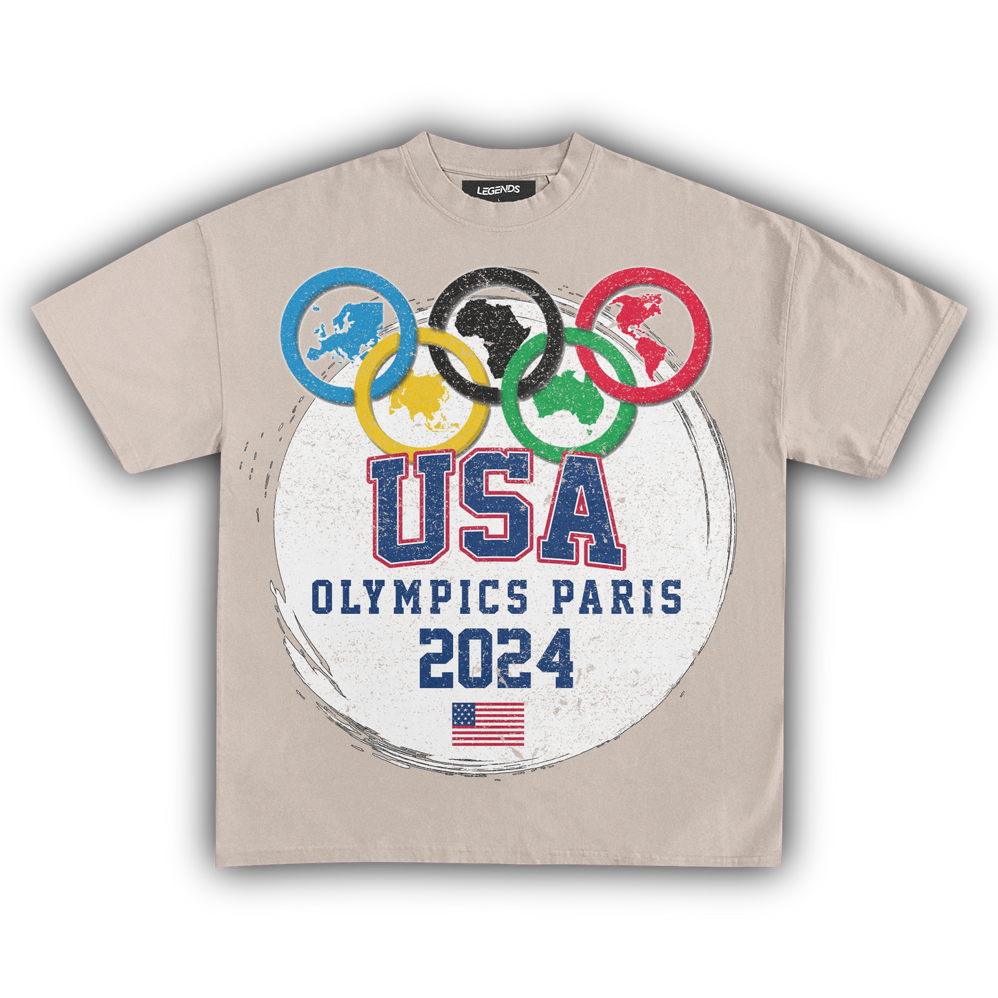 USA PARIS GAMES '24 VINTAGE TEE (Vol. 1)
