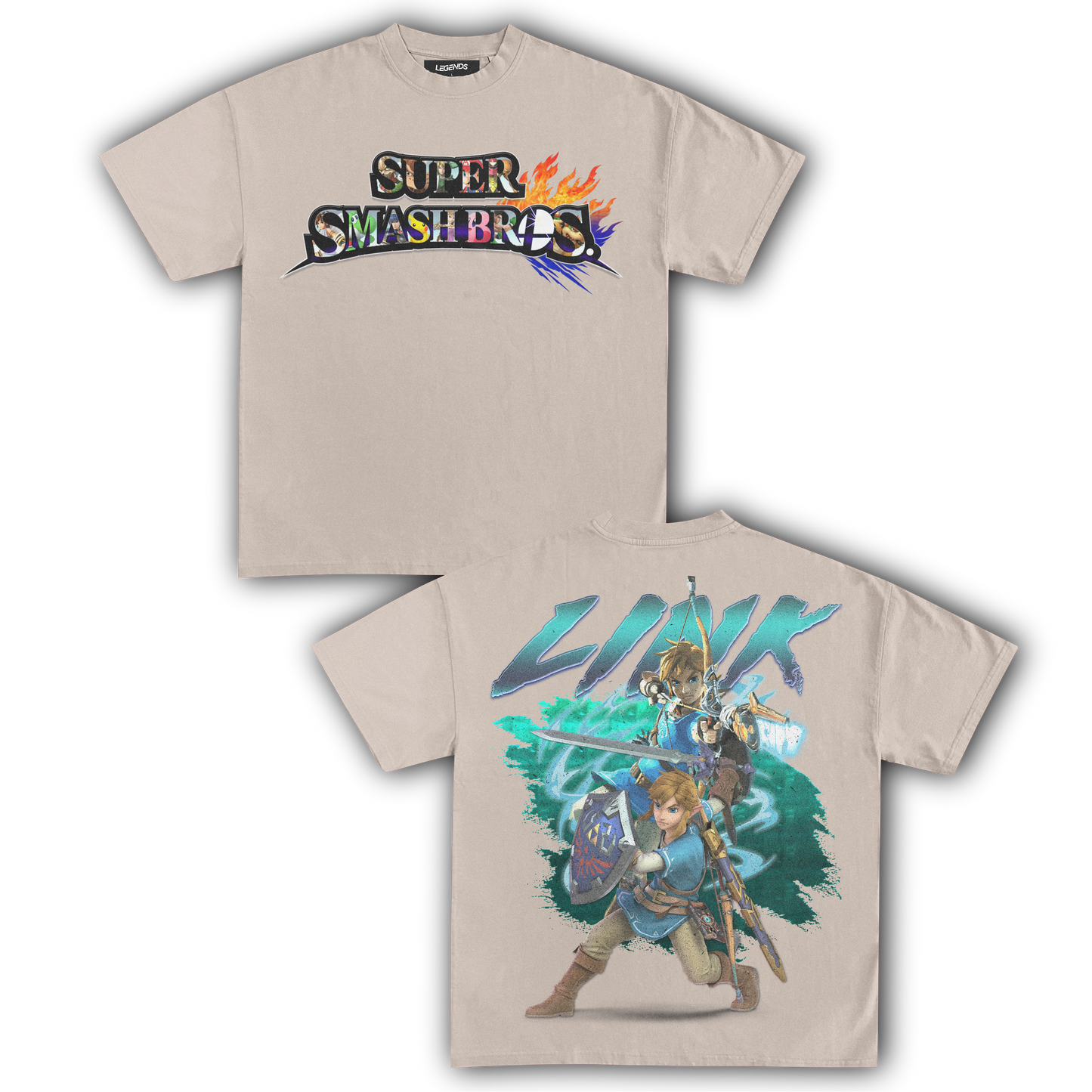 SUPER SMASH BROS LINK TEE (Double)