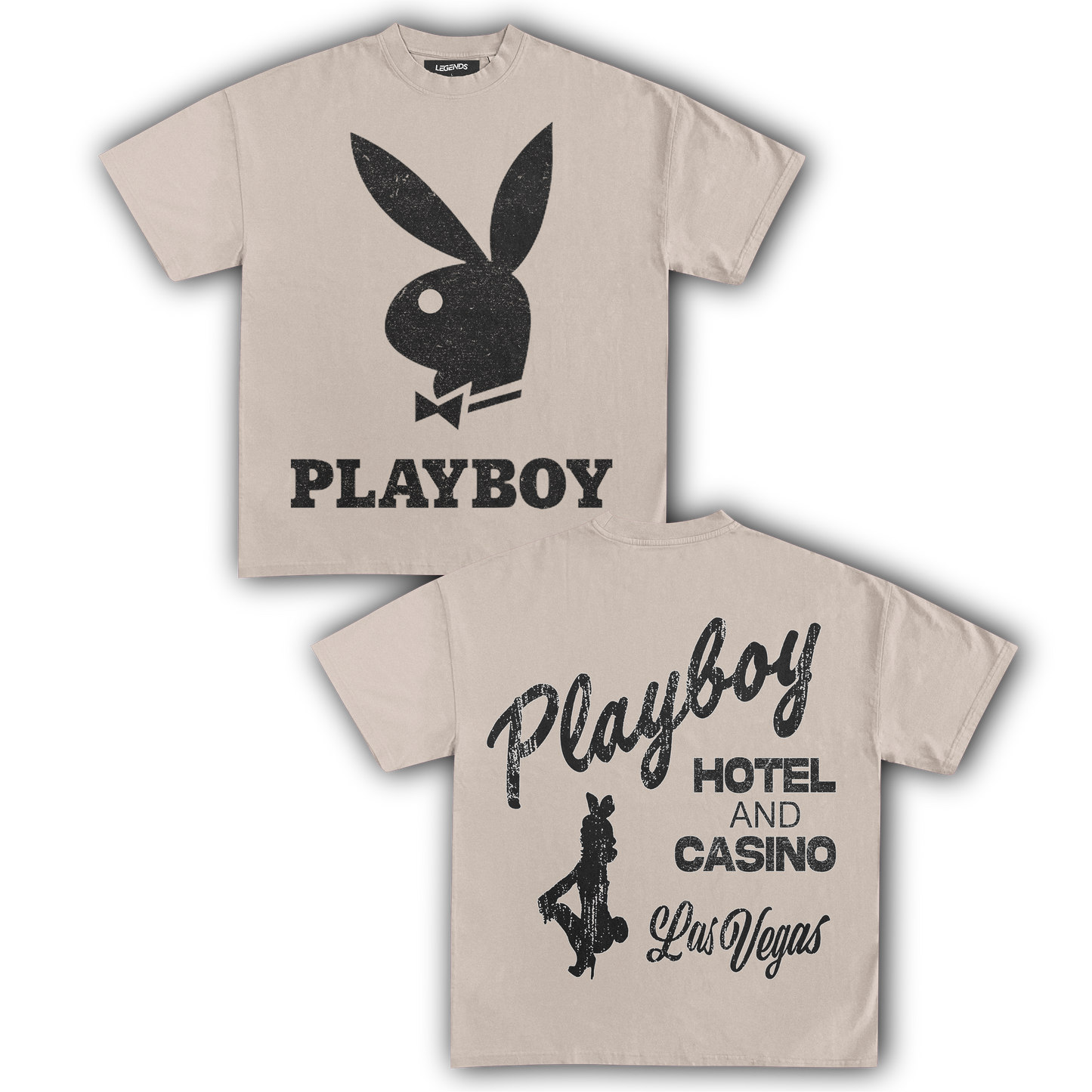 PLAYBOY BUNNY HOTEL & CASINO TEE (Version 2 / Double Sided)