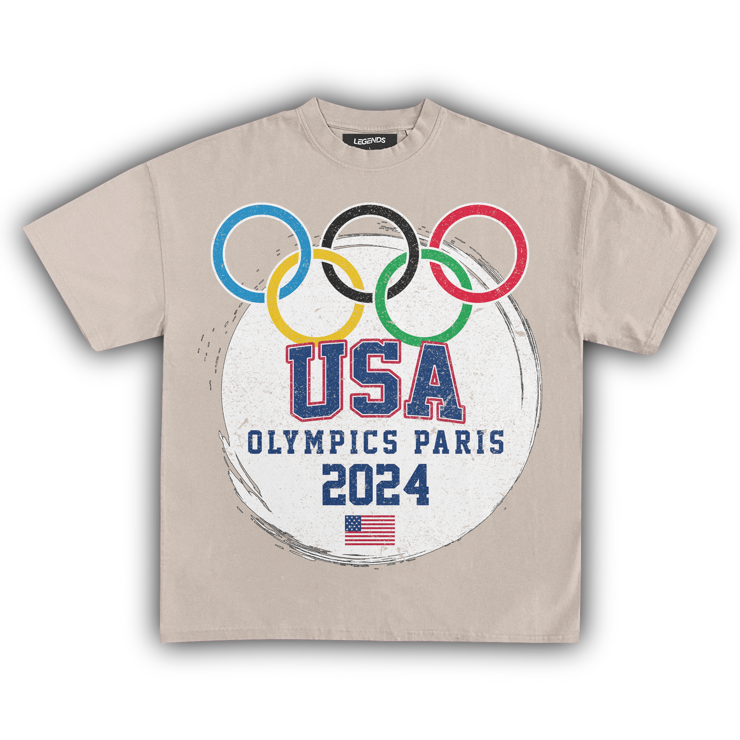 USA PARIS GAMES '24 VINTAGE TEE (Vol. 2)