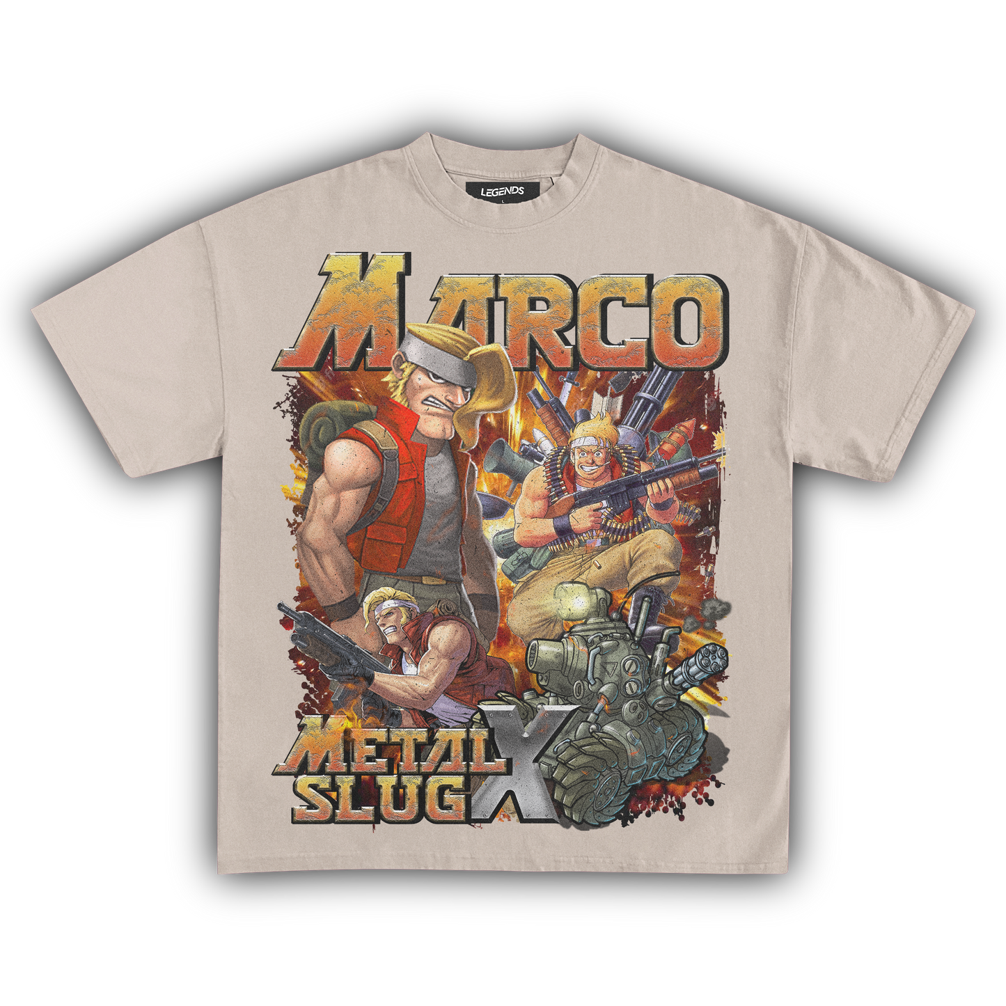 METAL SLUG X MARCO TEE