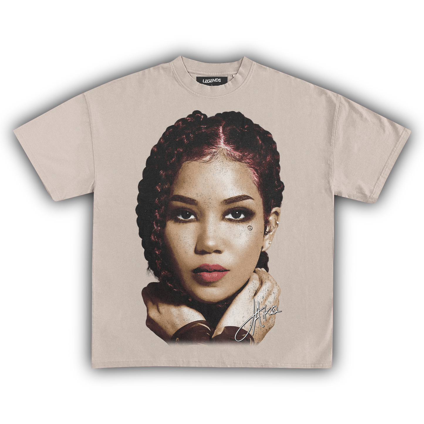 JHENÉ AIKO BIG FACE TEE