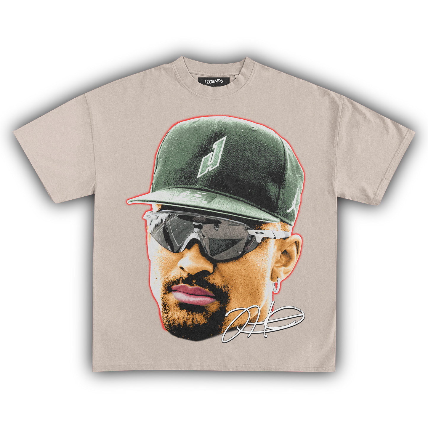 JALEN HURTS BIG FACE TEE