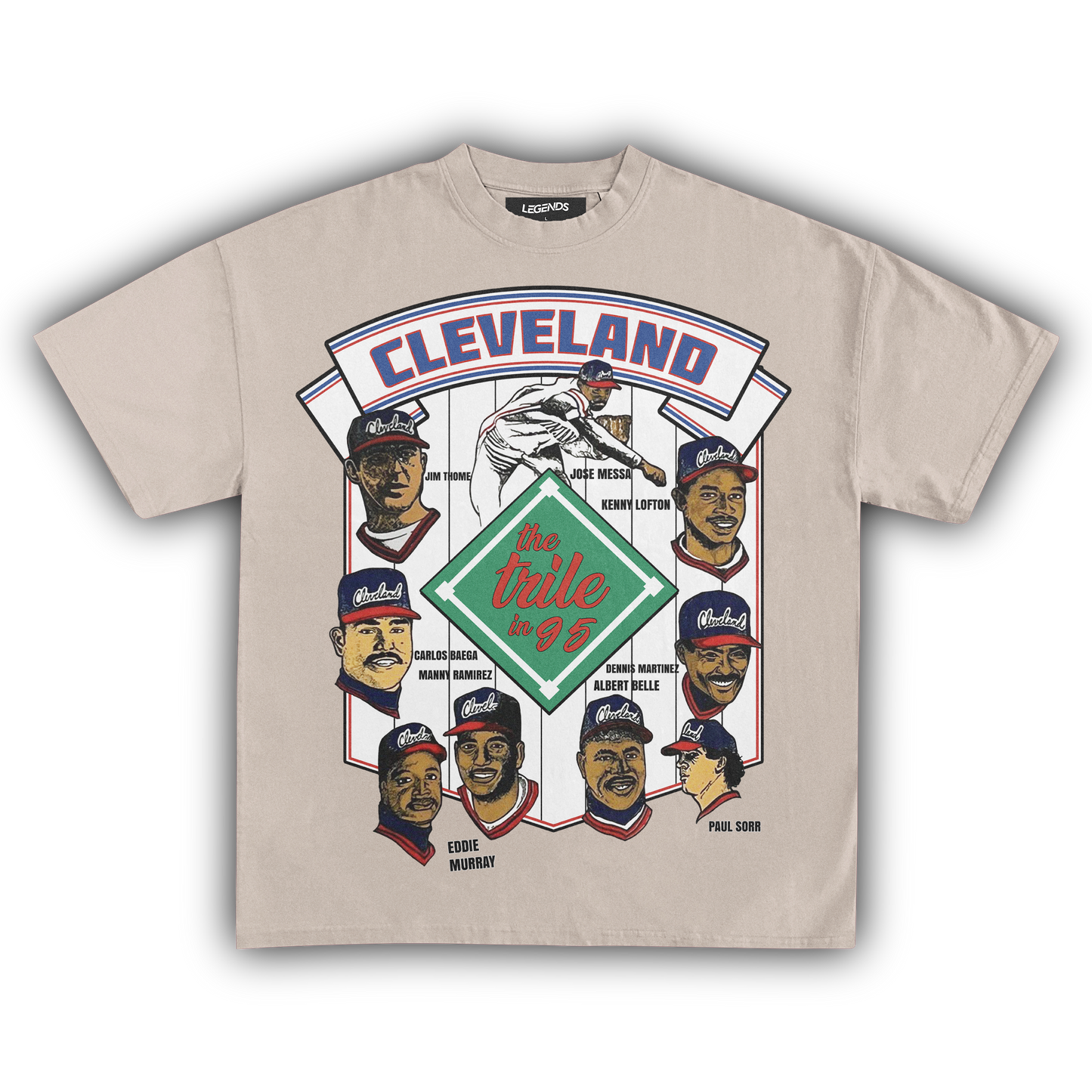 CLEVELAND INDIANS '95 VINTAGE TEE