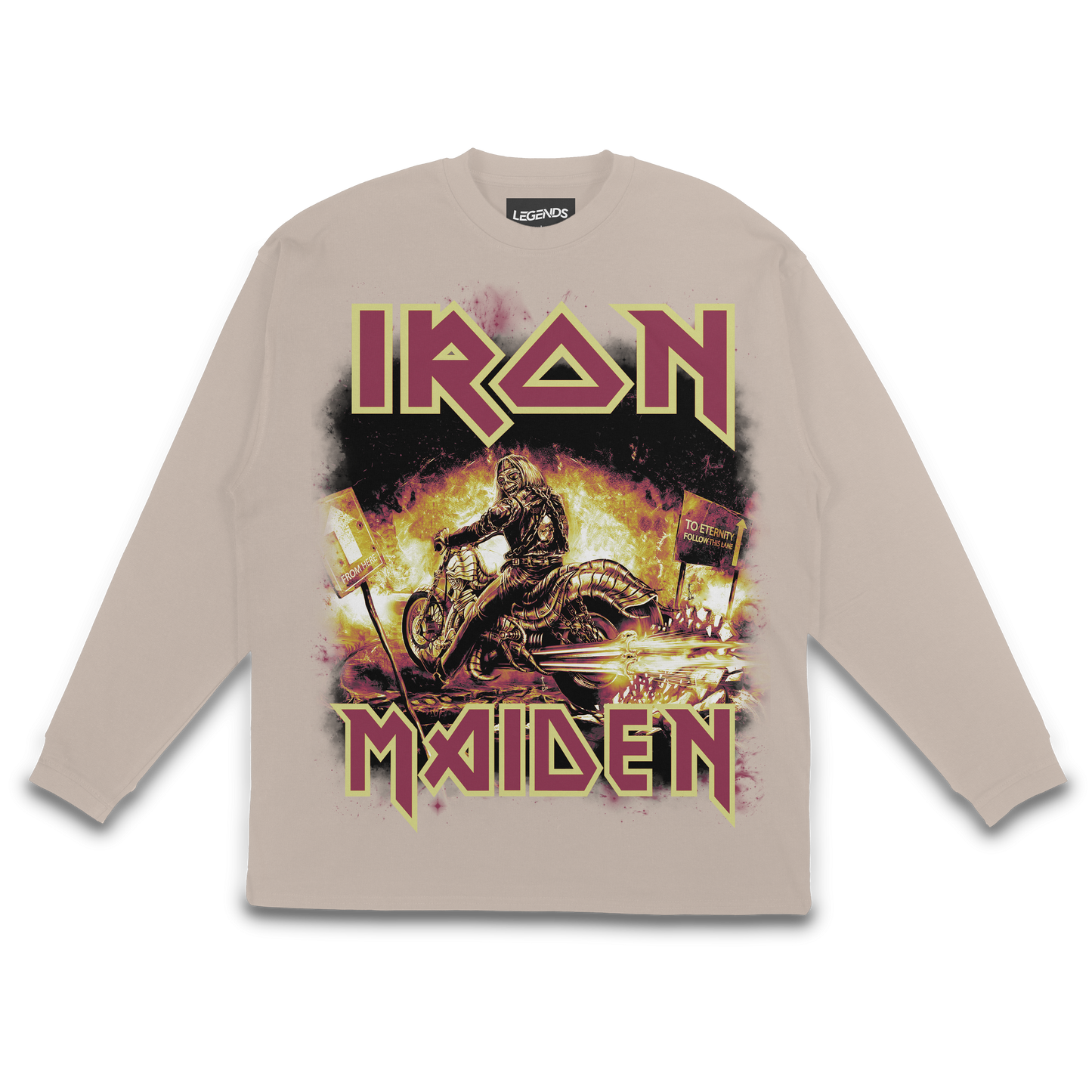IRON MAIDEN LONG SLEEVE TEE