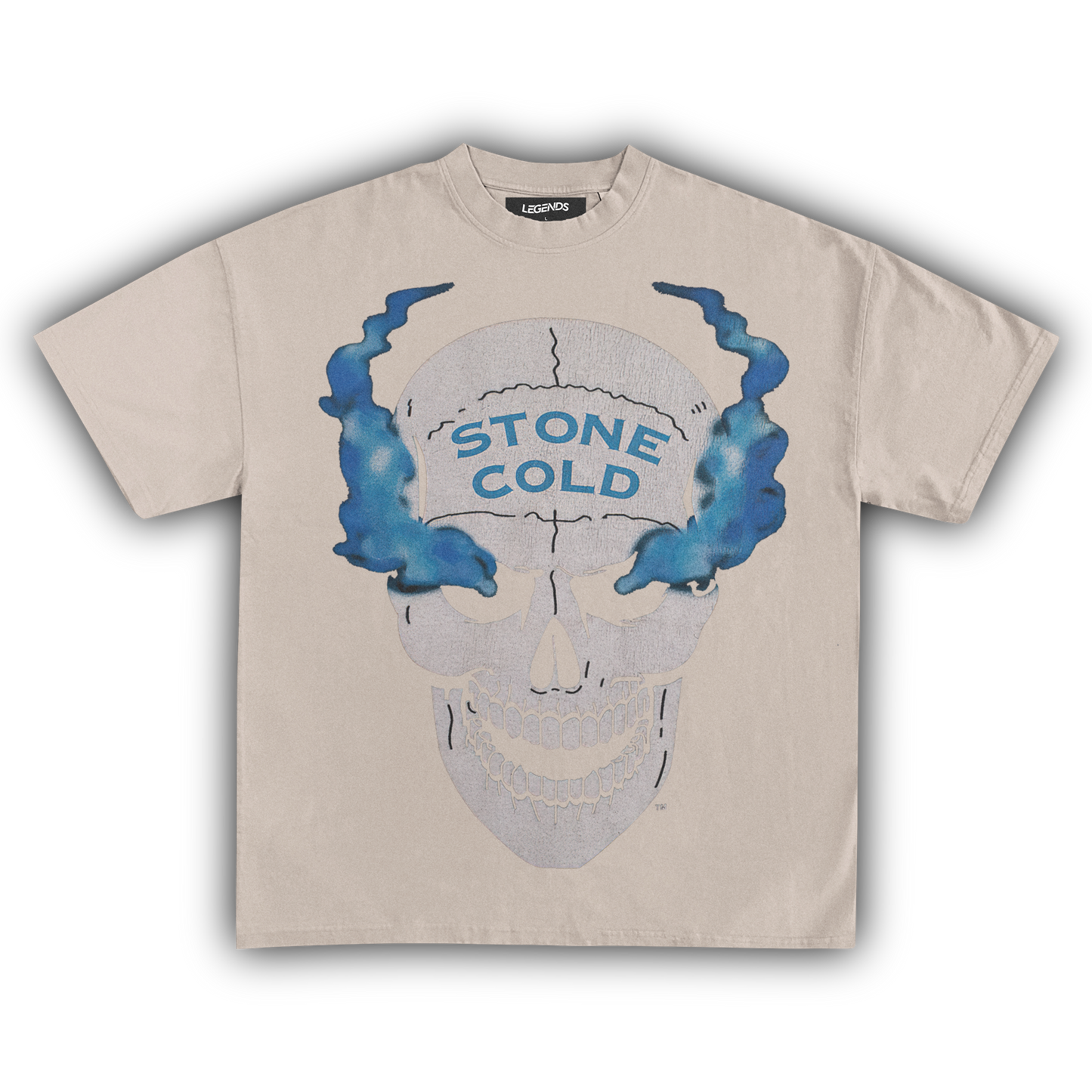 STONE COLD BROKEN SKULL TEE