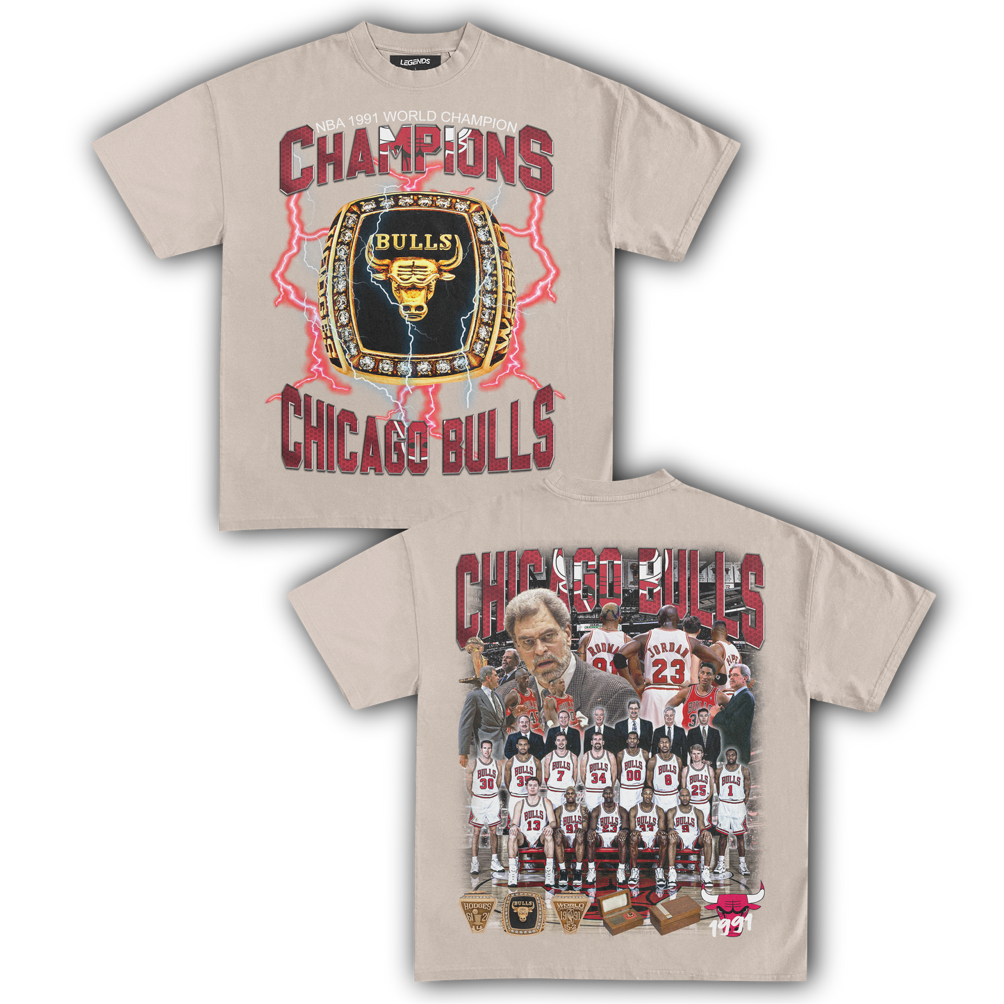 CHICAGO BULLS 1991 CHAMPIONS TEE