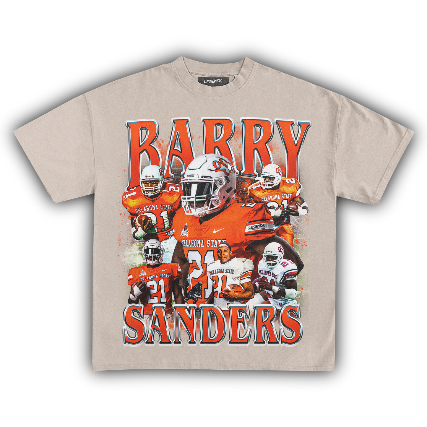 BARRY SANDERS COLLEGE TEE