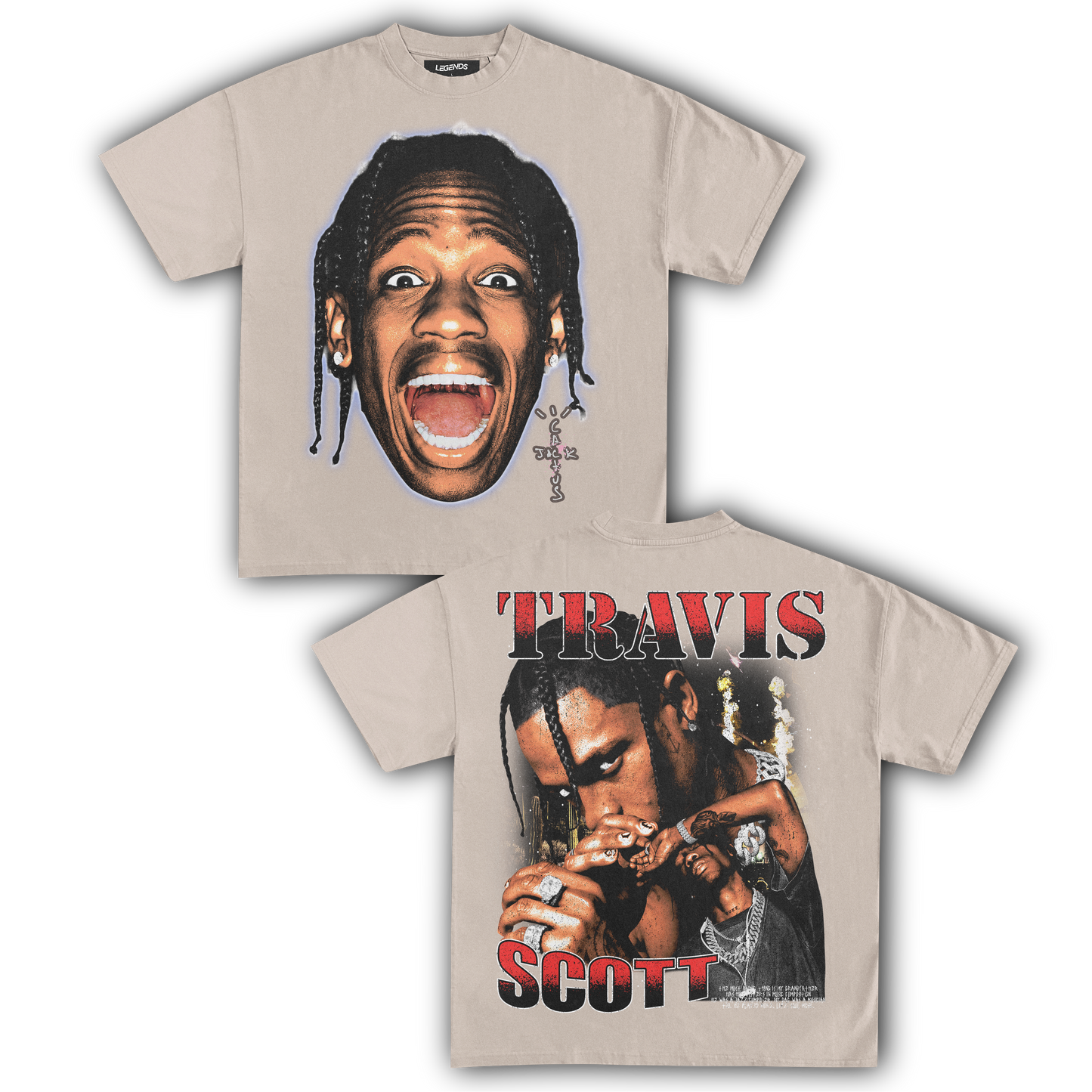 TRAVIS SCOTT BIG FACE TEE