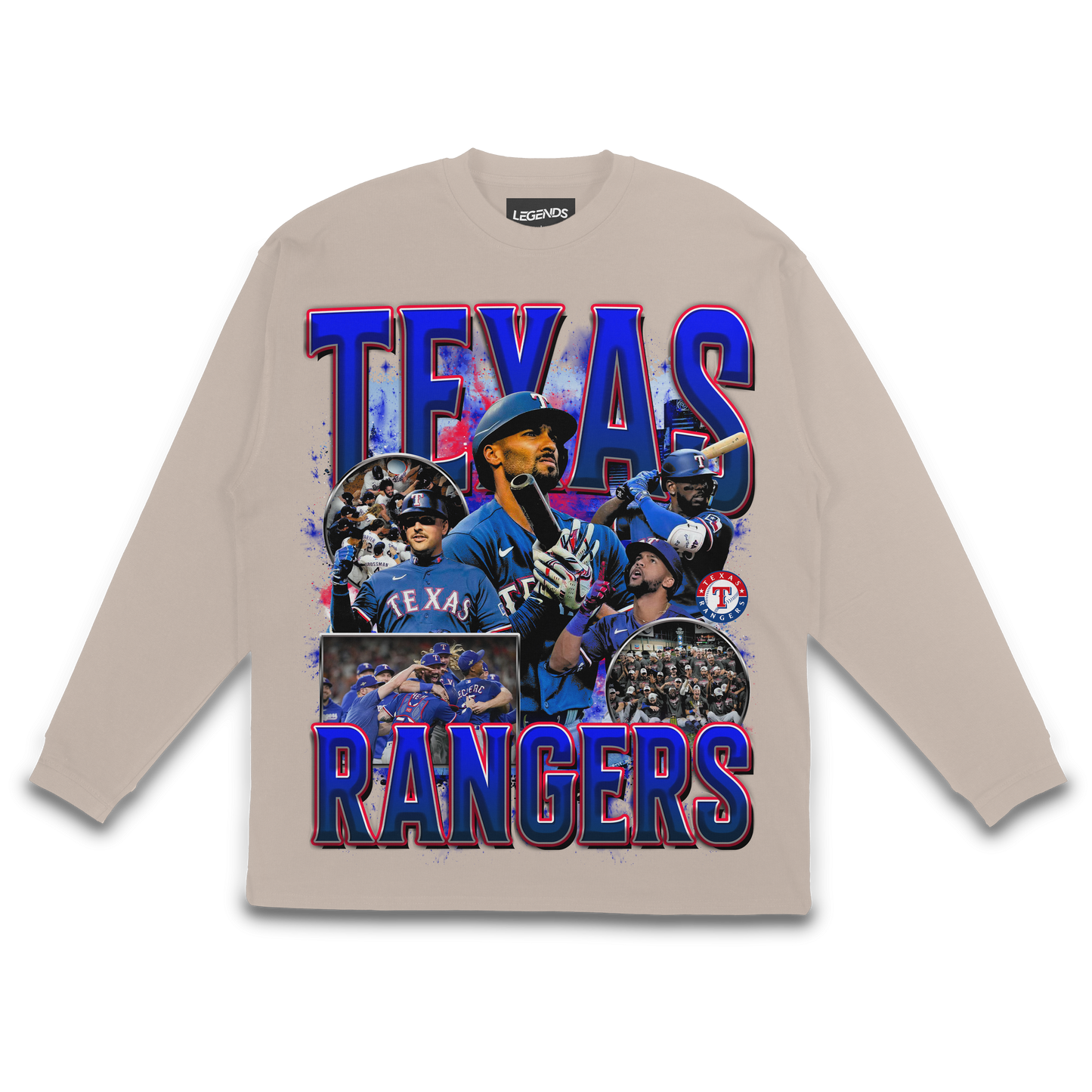 TEXAS RANGERS LONG SLEEVE TEE